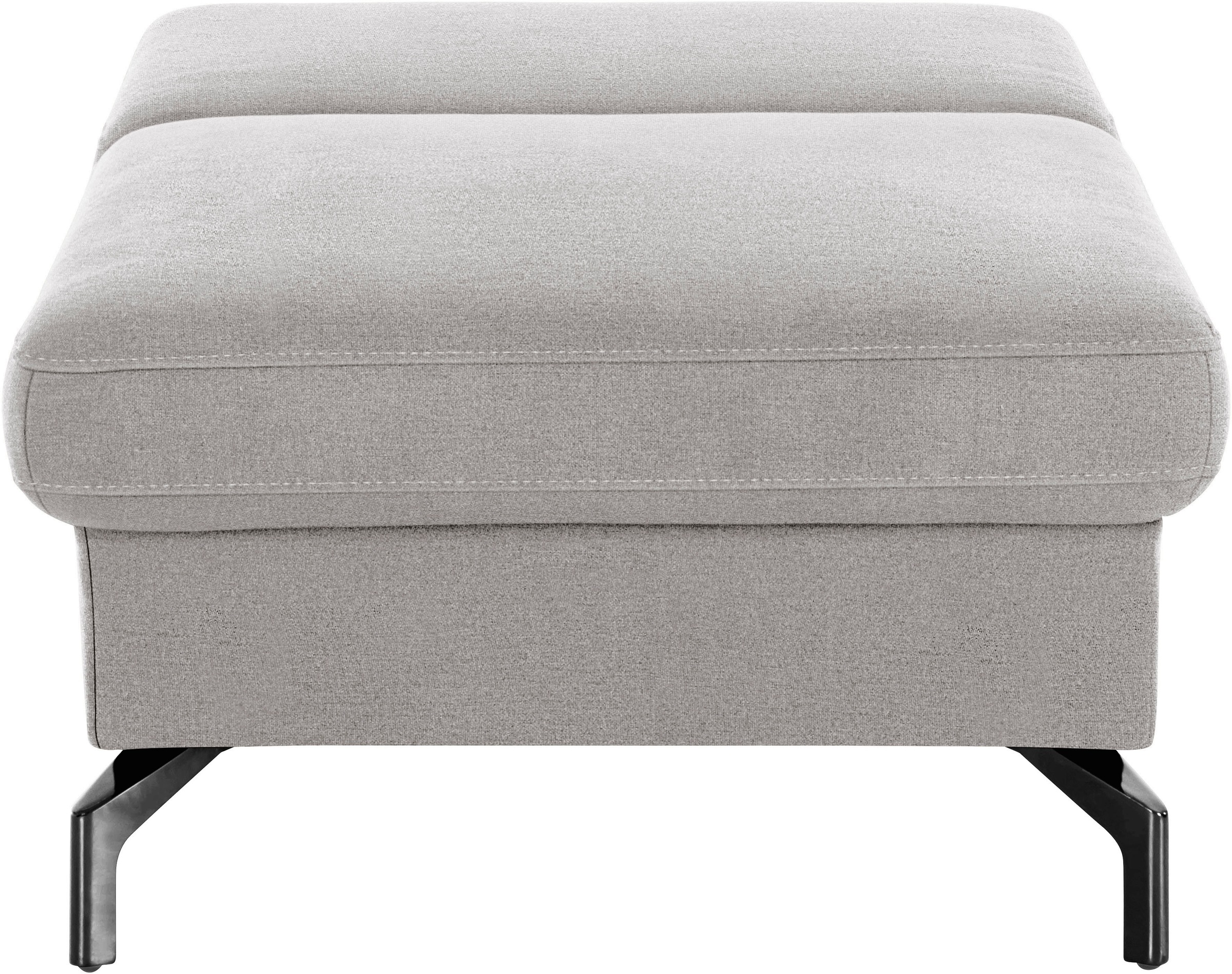 sit&more Hocker »Brisbane«, Fußhöhe 12 cm, mit Federkern und Klappfunktion