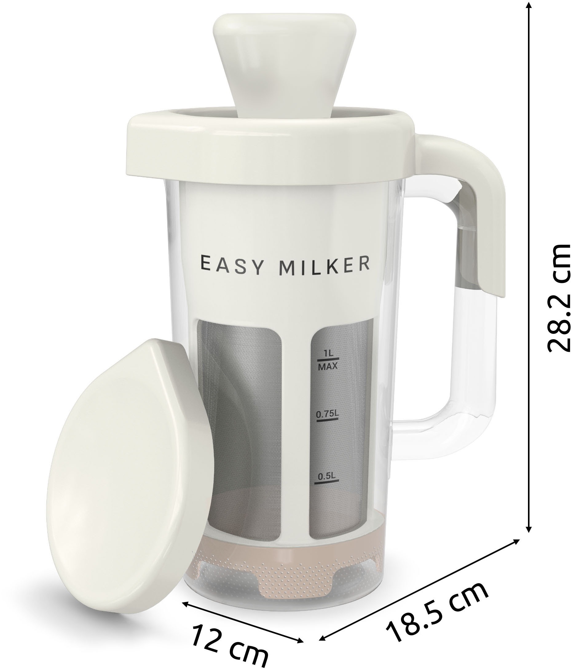 Tefal Zerkleinerer »Easy Milker« Pflanzenmilchzubereiter, kein Abfall, mit allen Stabmixern kompatibel