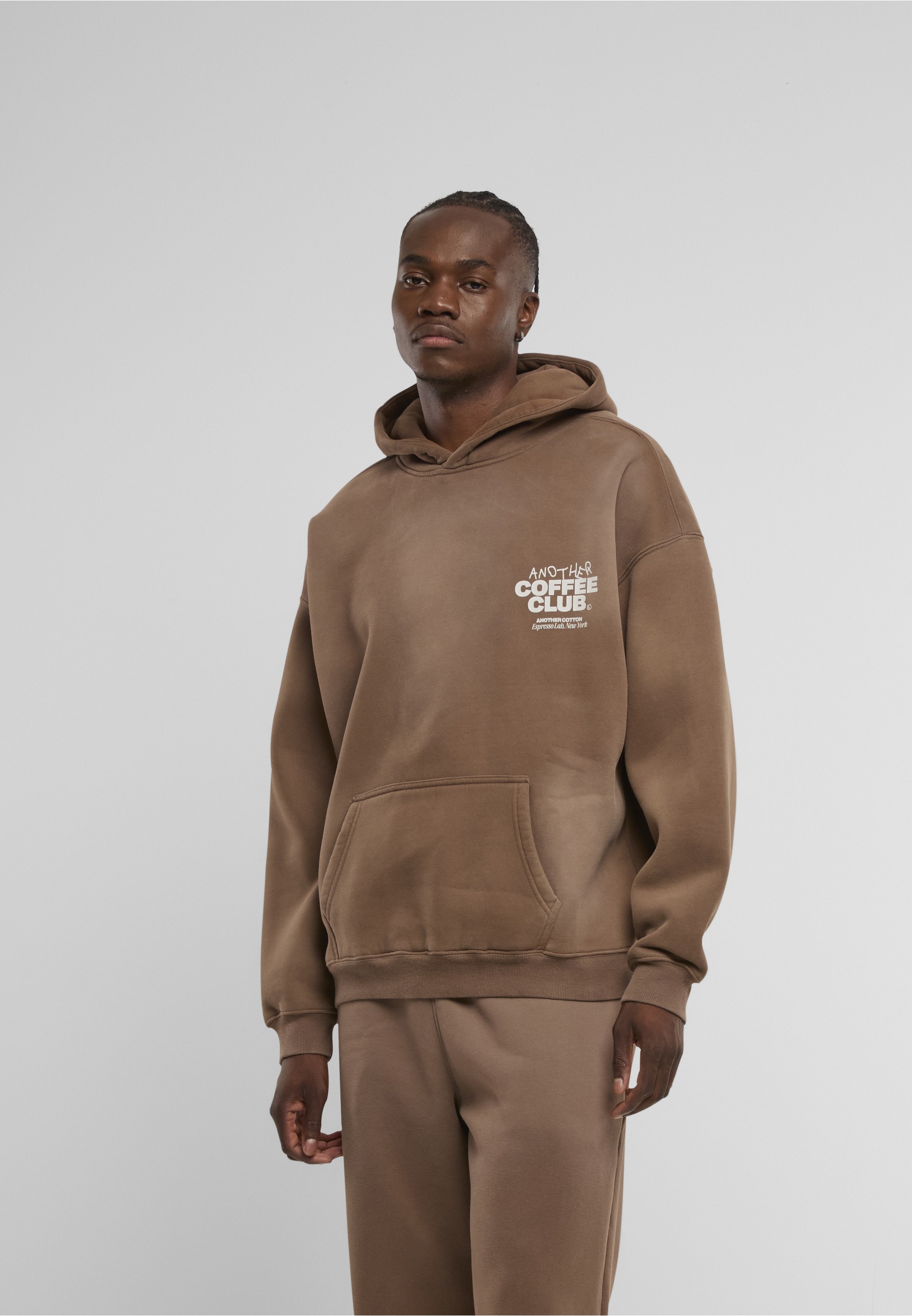 Another Cotton Lab Kapuzensweatshirt »Another Cotton Lab Coffee Club Washed Hoodie«, 1

