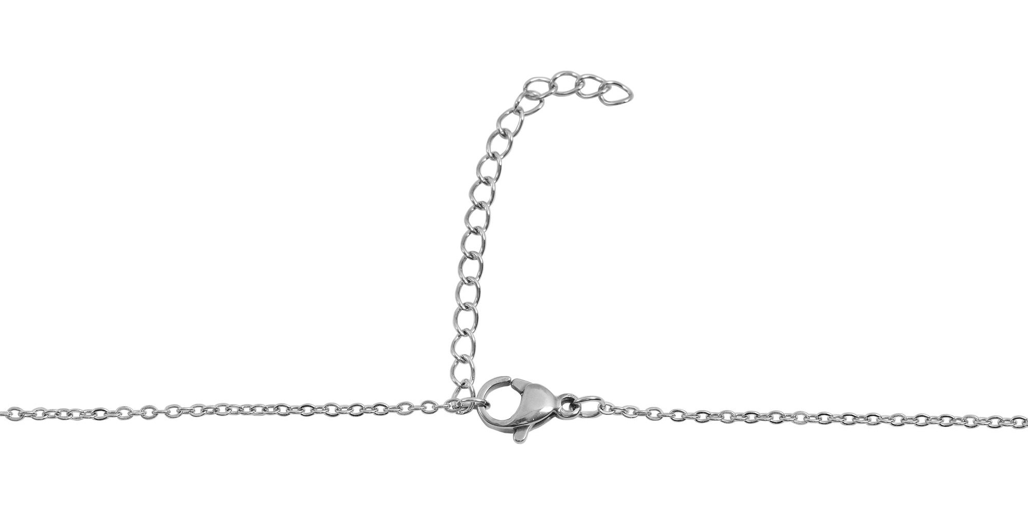 Adelia´s Kette ohne Anhänger »Damen Halskette – Ankerkette Schlüssel aus Edelstahl 43 cm« Zum Verschenken an Menschen, die Ihnen am Herzen liegen