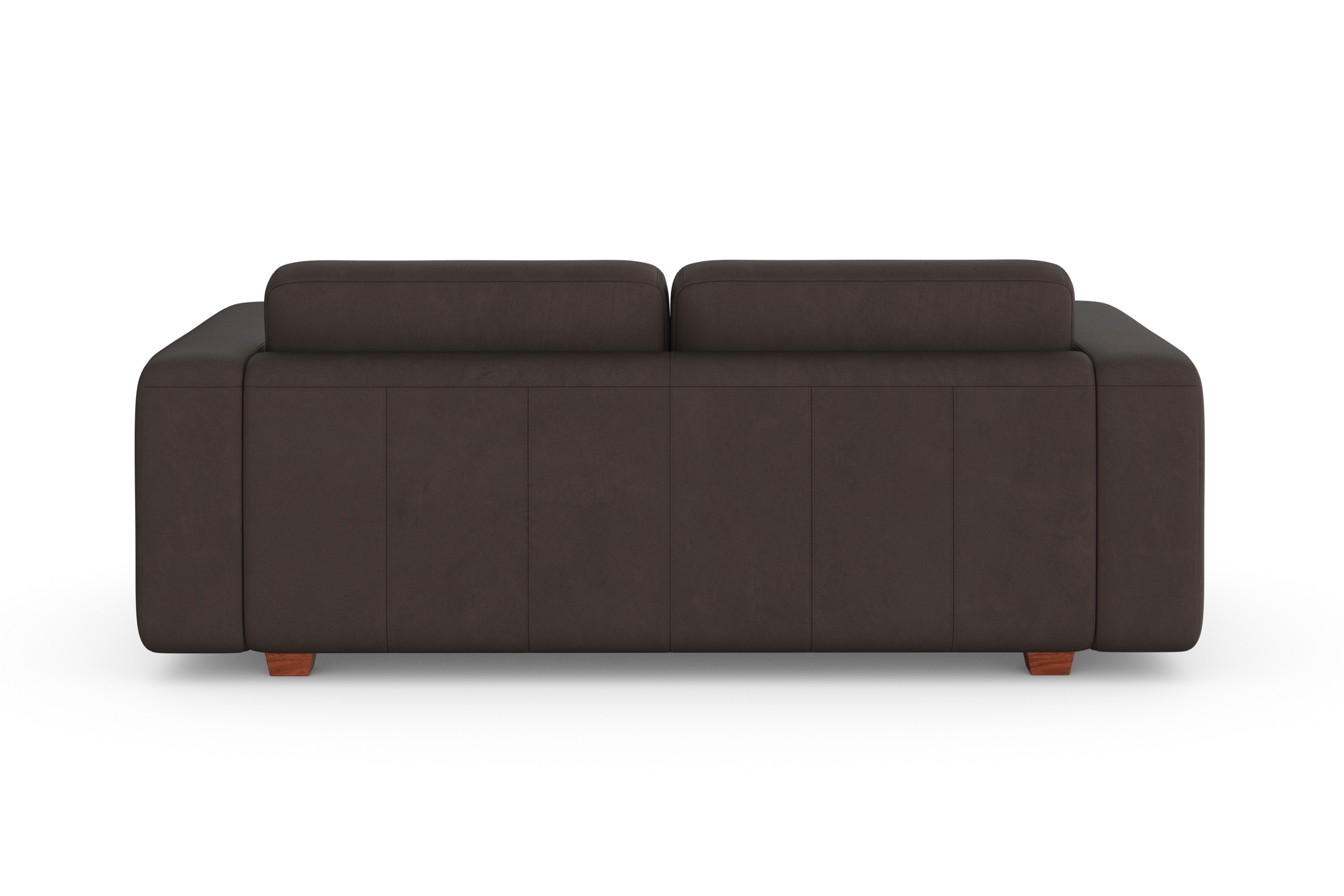machalke® 2,5-Sitzer »valentino«, mit breiten Armlehnen, Füße Walnuss, Breite 191 cm