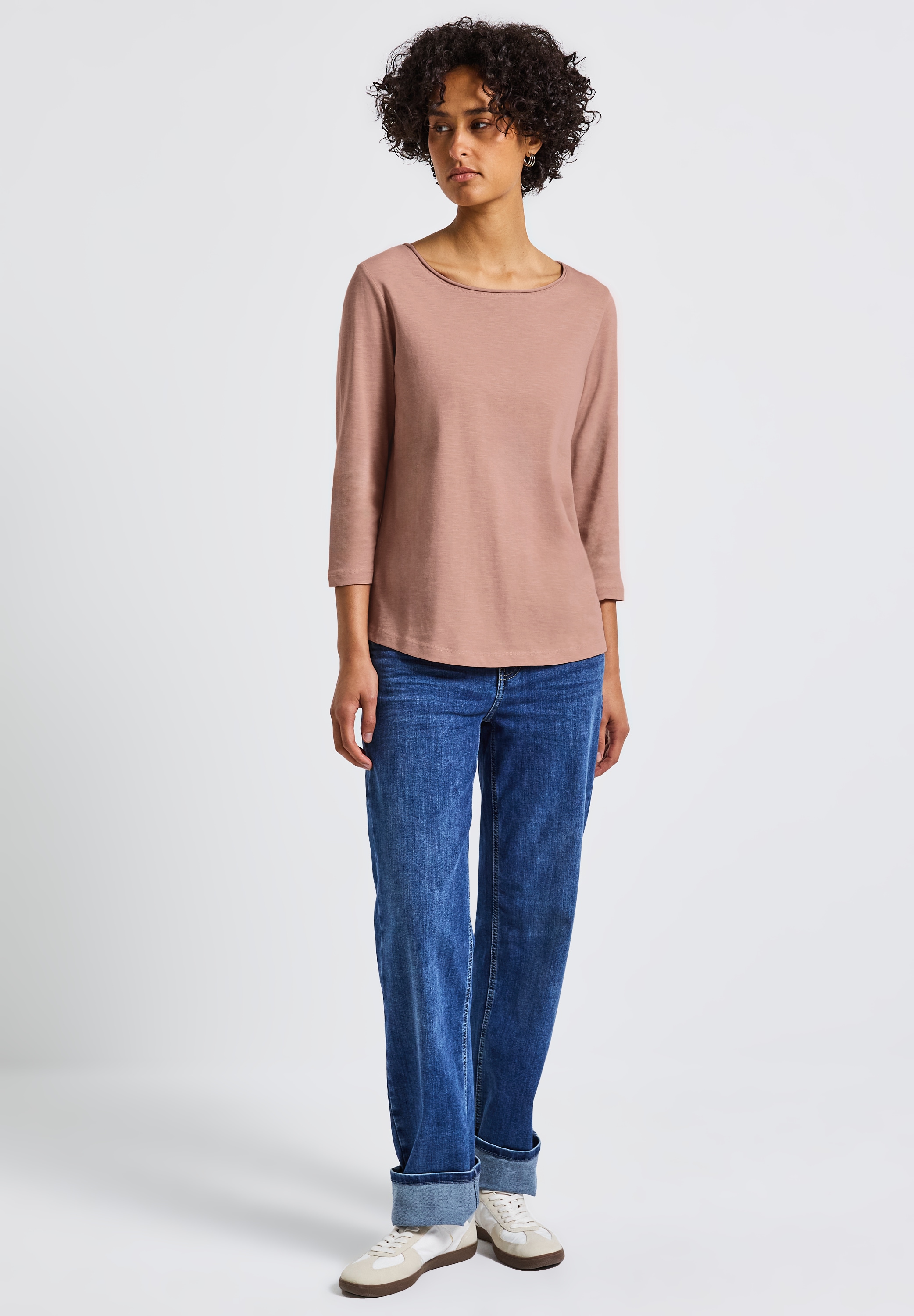 STREET ONE T-Shirt, aus reiner Baumwolle