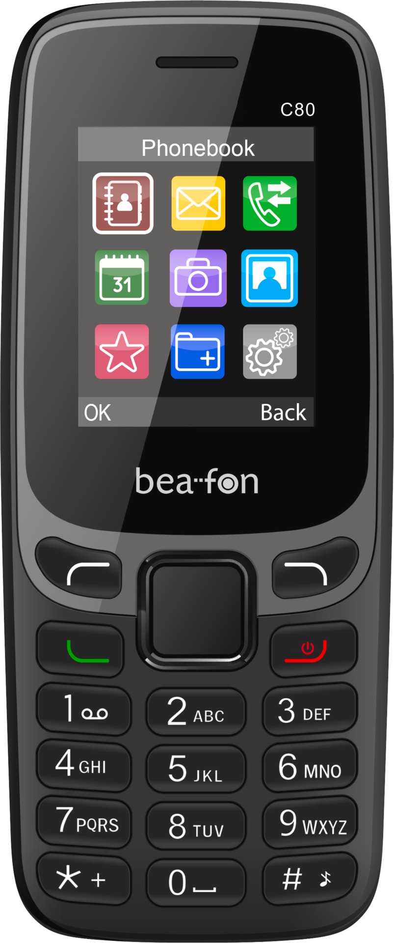 Beafon Handy »C80« juoda spalva