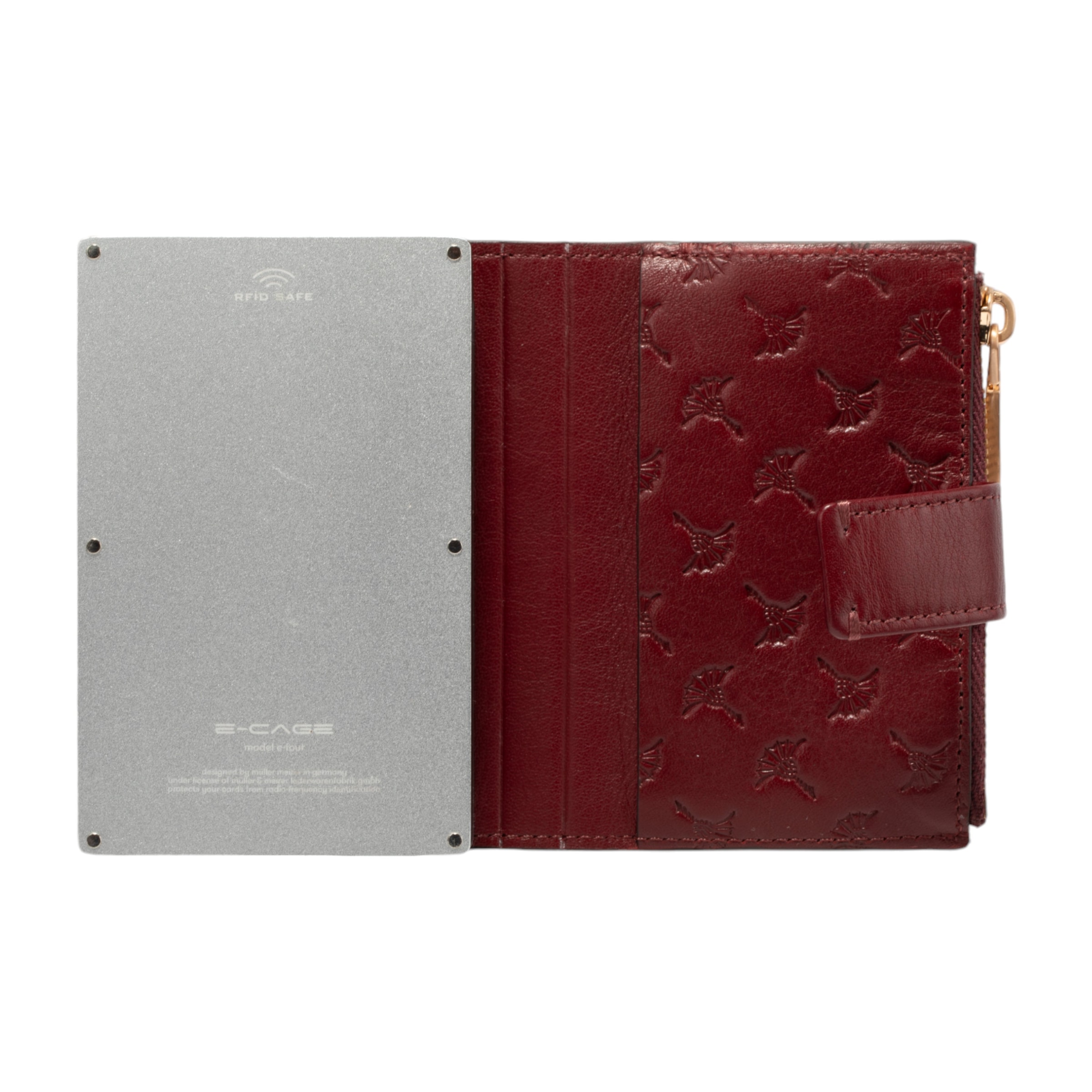 JOOP! Kartenetui »sofisticato 1.0 c-four e-cage sv8« Geldbörse Portemonnaie Damenbörse Ledergeldbörse