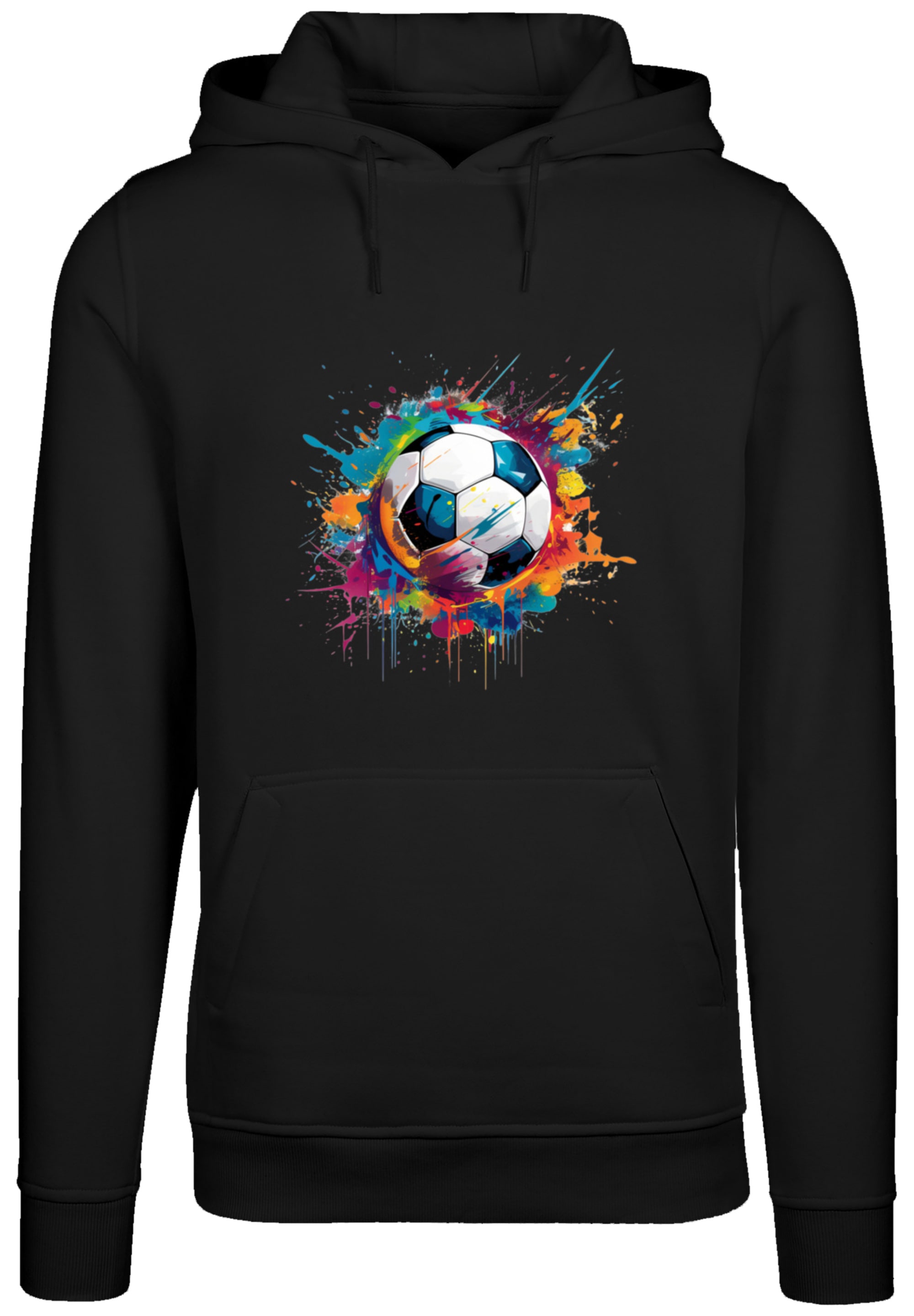 F4NT4STIC Kapuzenpullover »Bunte Fußball Grafik«, Premium Qualität