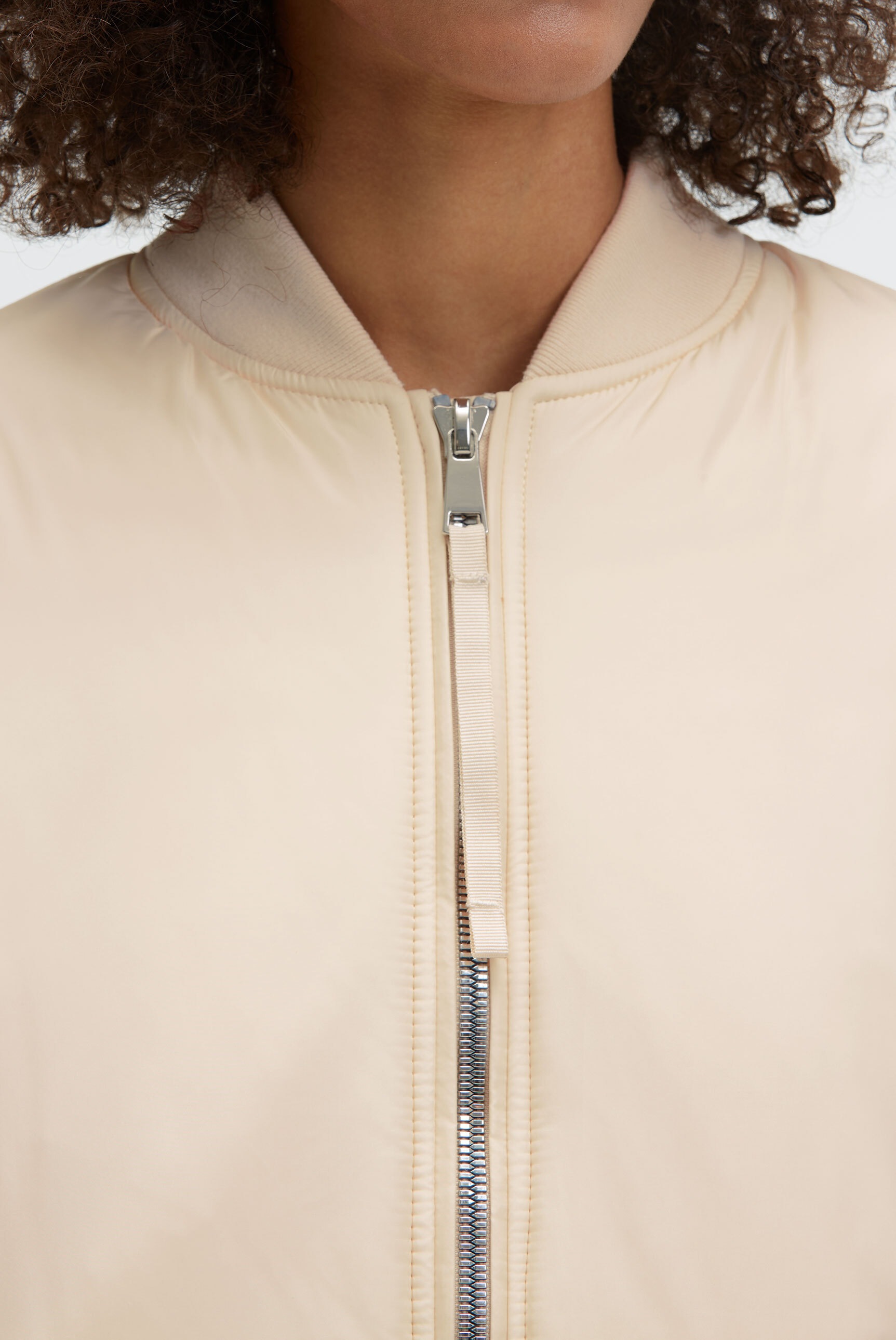 SENSES.THE LABEL Langjacke ohne Kapuze mit Zwei-Wege-Reißverschluss