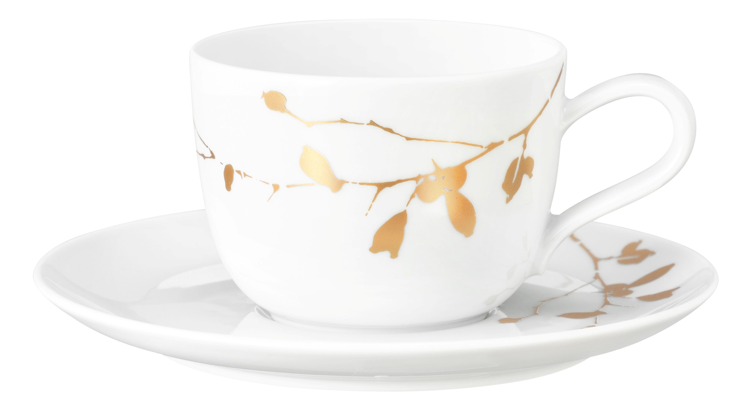 Seltmann Weiden Untertasse »Liberty - Golden Rose Hip«, (1 St.), Kombi-Untertasse groß 16,5 cm