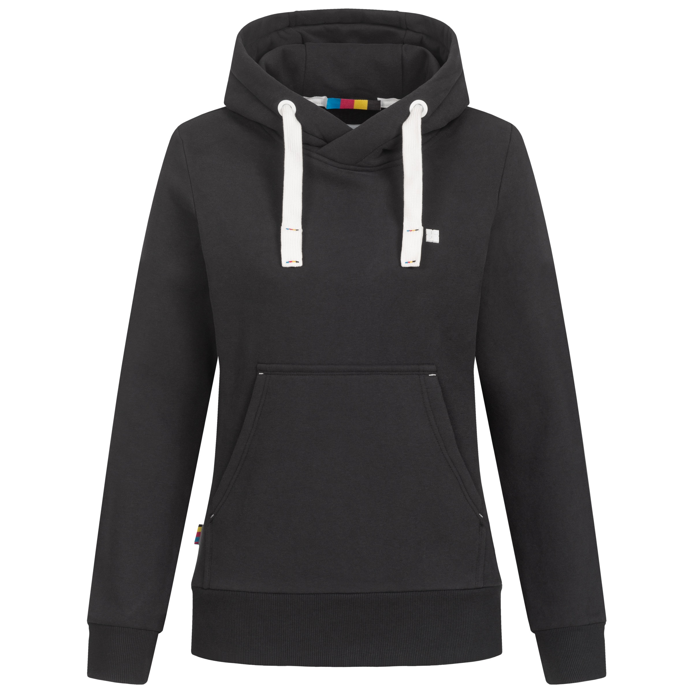 Thumbnail - DEPROC Active Kapuzensweatshirt "HildaCMYK II WOMEN", weiche Fleecejacke mit Kängurutasche