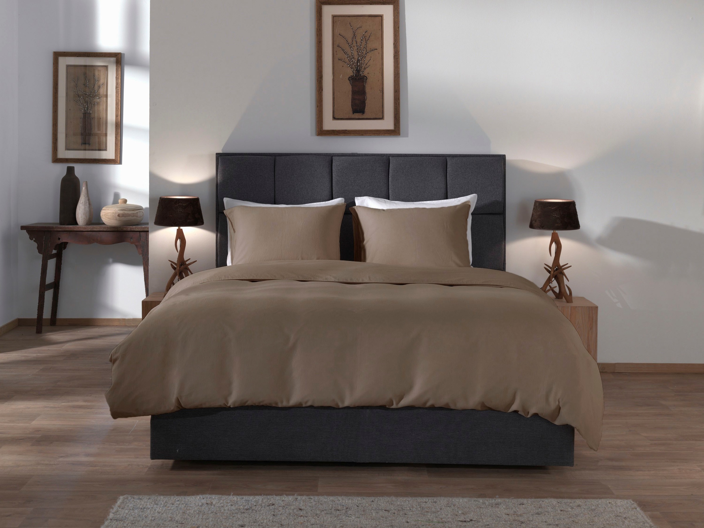 YELLOW Bettwäsche "Suite-Saint-Tropez" 2 Stk. tlg. Bettwäsche aus 55% Leine günstig online kaufen