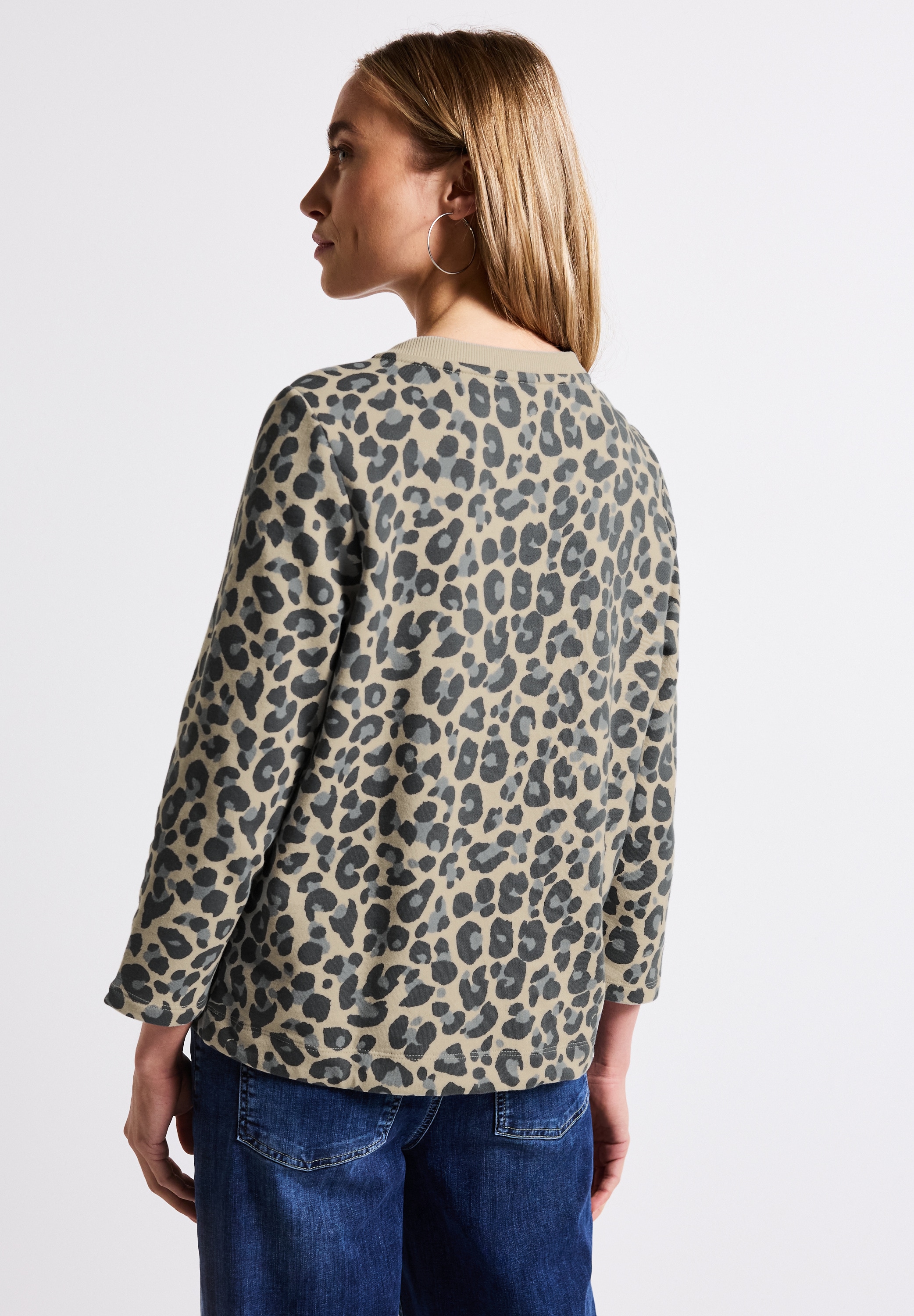 STREET ONE Sweatshirt, mit Elastiksaum und Tunnelzug