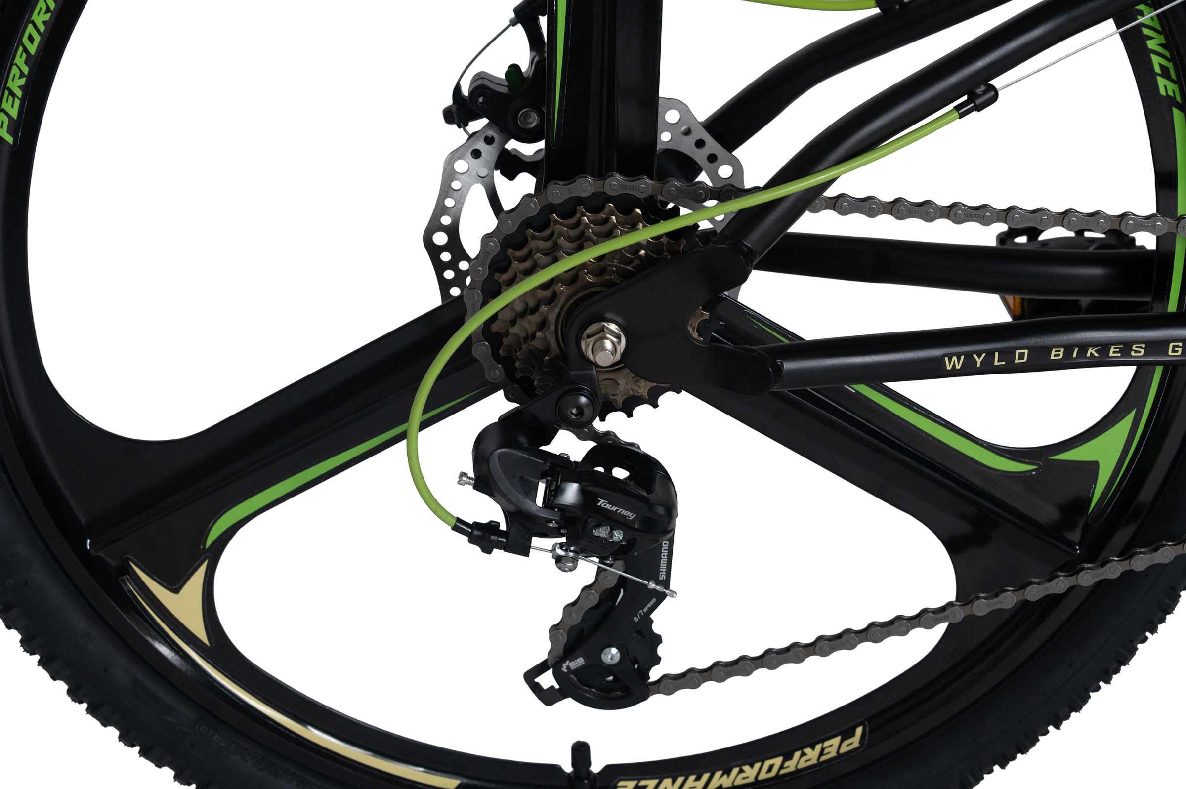 WYLD Mountainbike 21 Gang Shimano Tourney Schaltwerk Kettenschaltung