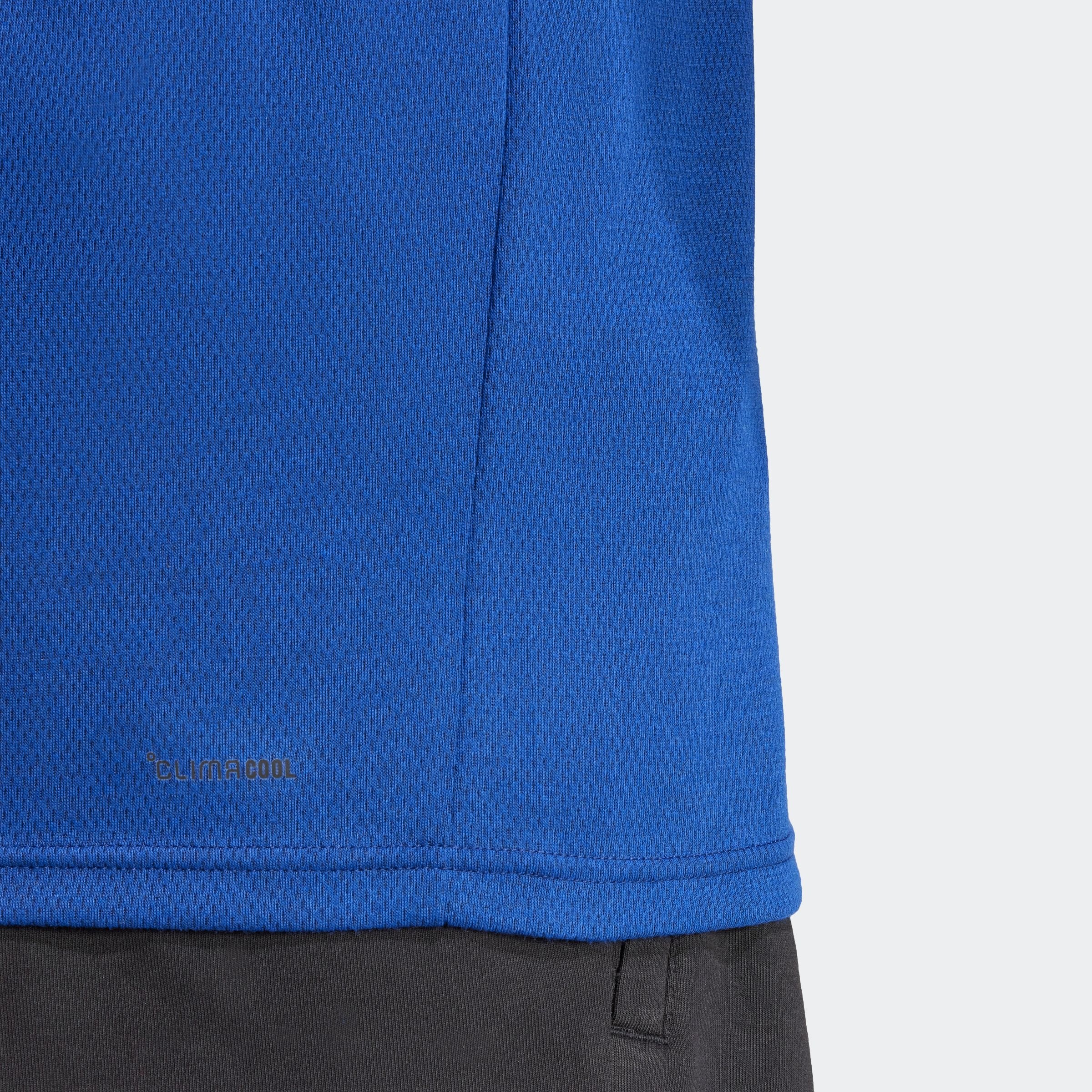 T-Shirt ADIDAS PERFORMANCE "TR-ES FR NOV T", Herren, Gr. XL, blau (dunkelblau), Obermaterial: 80% Polyester, 20% Baumwolle, Shirts T-Shirt, Trainingsshirt mit CLIMACOOL, Pikeematerial 3