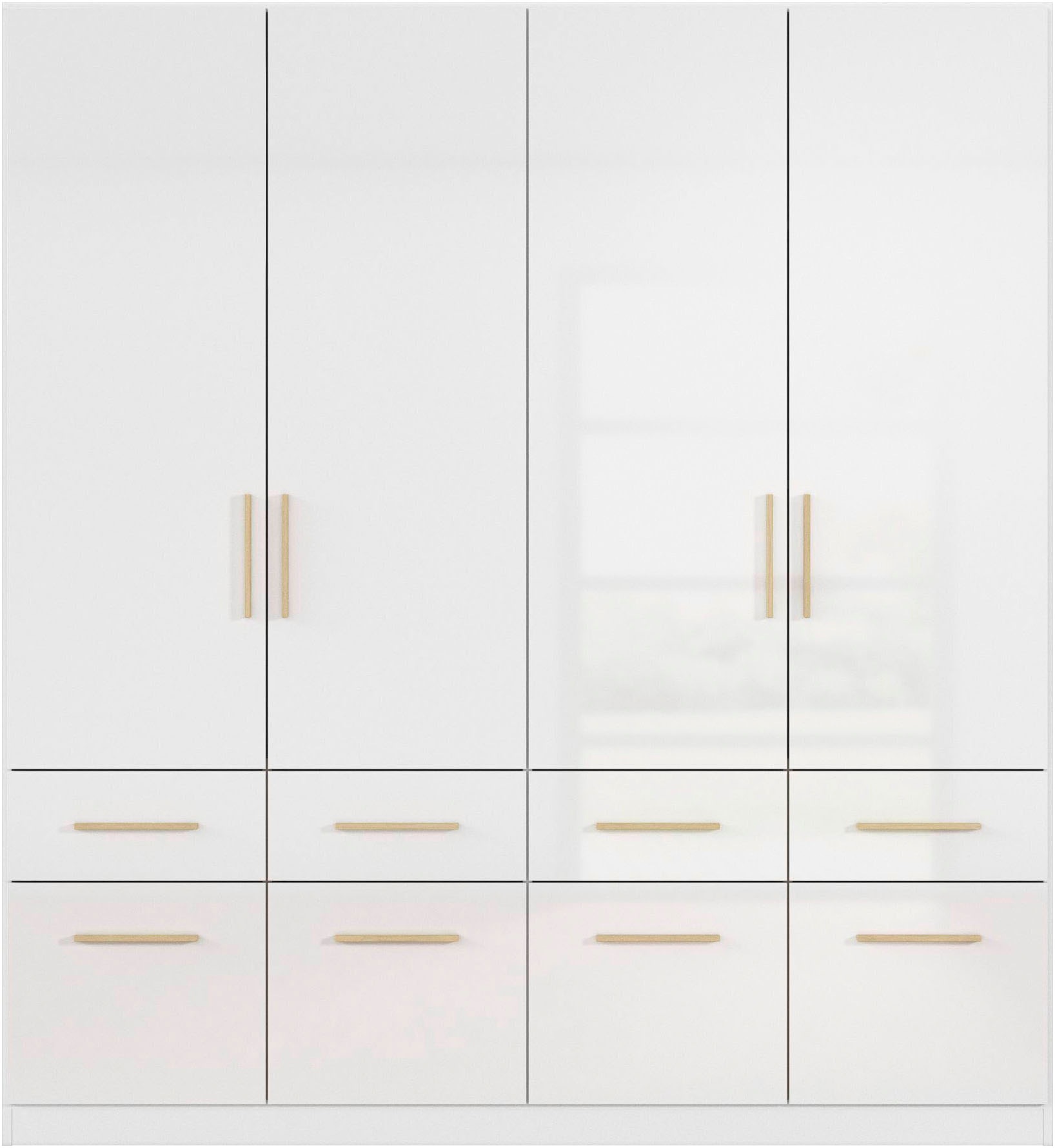 rauch Drehtürenschrank »Kleiderschrank Schrank Garderobe Schlafzimmerschrank CELLE«, in 4 Breiten und 2 Höhen, optional mit Schubkästen MADE IN GERMANY