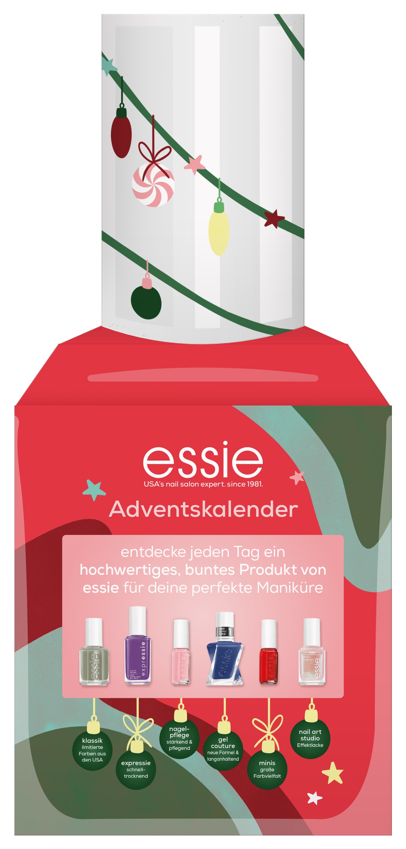 essie Adventskalender »Essie Adventskalender 2024«, ab 13 Jahren