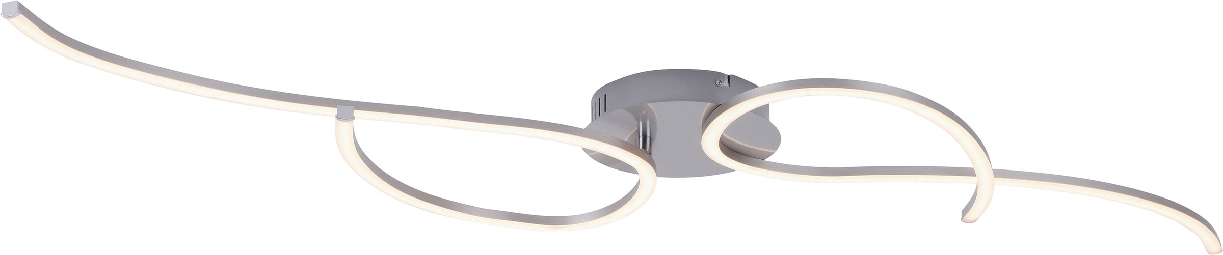 JUST LIGHT LED Deckenleuchte »TYLER«, 2 flammig, Leuchtmittel LED-Board | LED wechselbar, stufenlos dimmbar über den Wandschalter; ein Arm ist drehbar