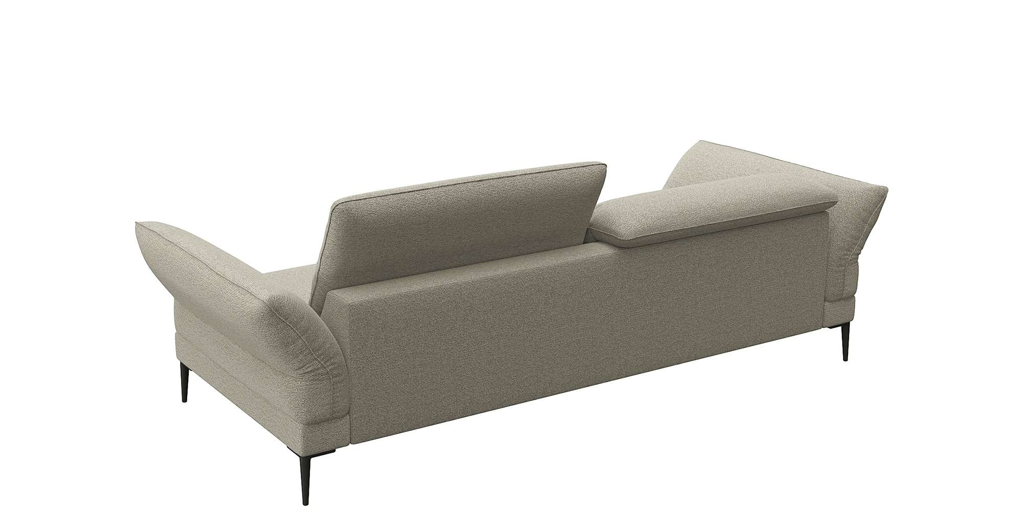 FLEXLUX 3-Sitzer »Salino, Funktionssofa, Relaxsofa«, Sofa mit Arm- und Kopfteil-Verstellungen, Kaltschaum & Stahl-Wellen