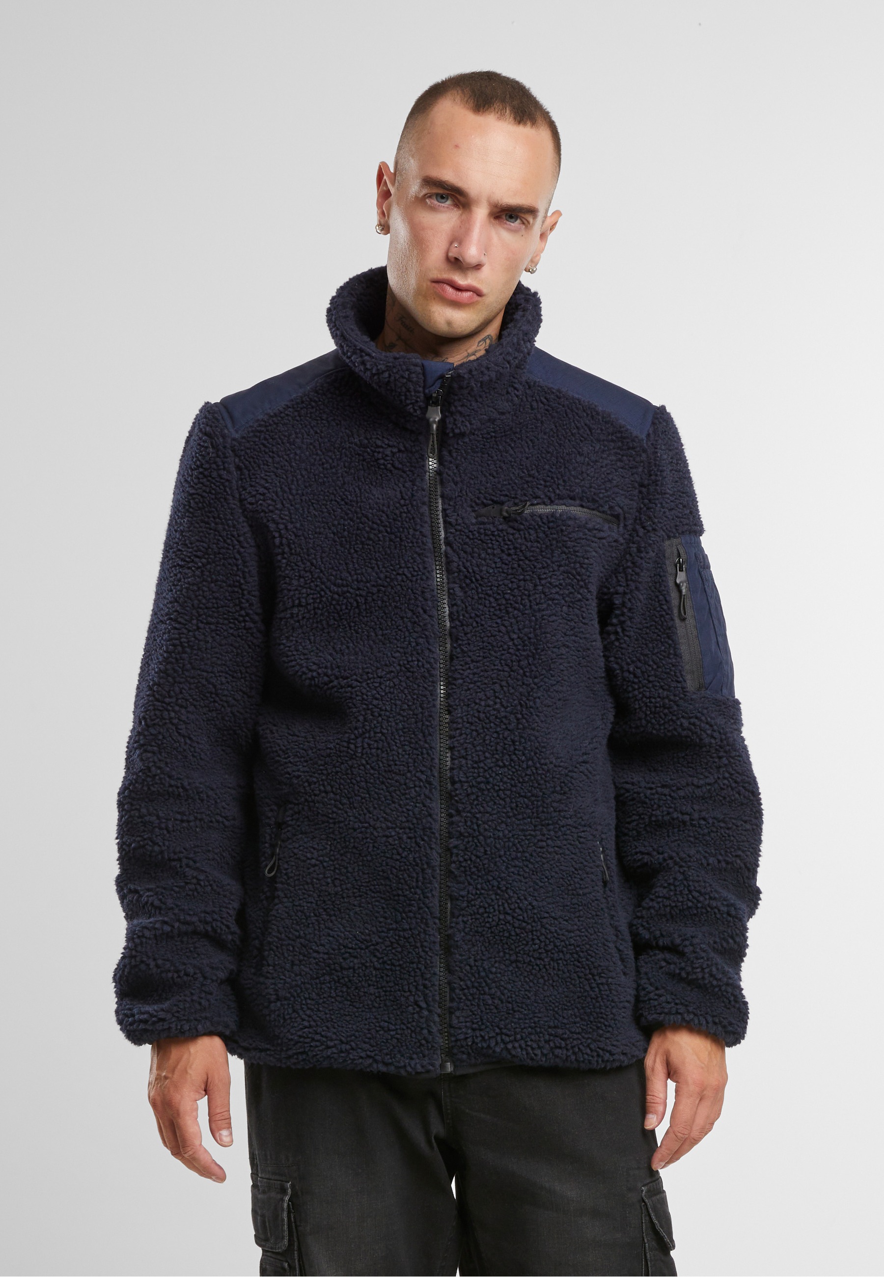 Thumbnail - Brandit Allwetterjacke "Brandit Brandit Men Ramble Teddyfleece Jacket" 1 Stk. tlg. ohne Kapuze