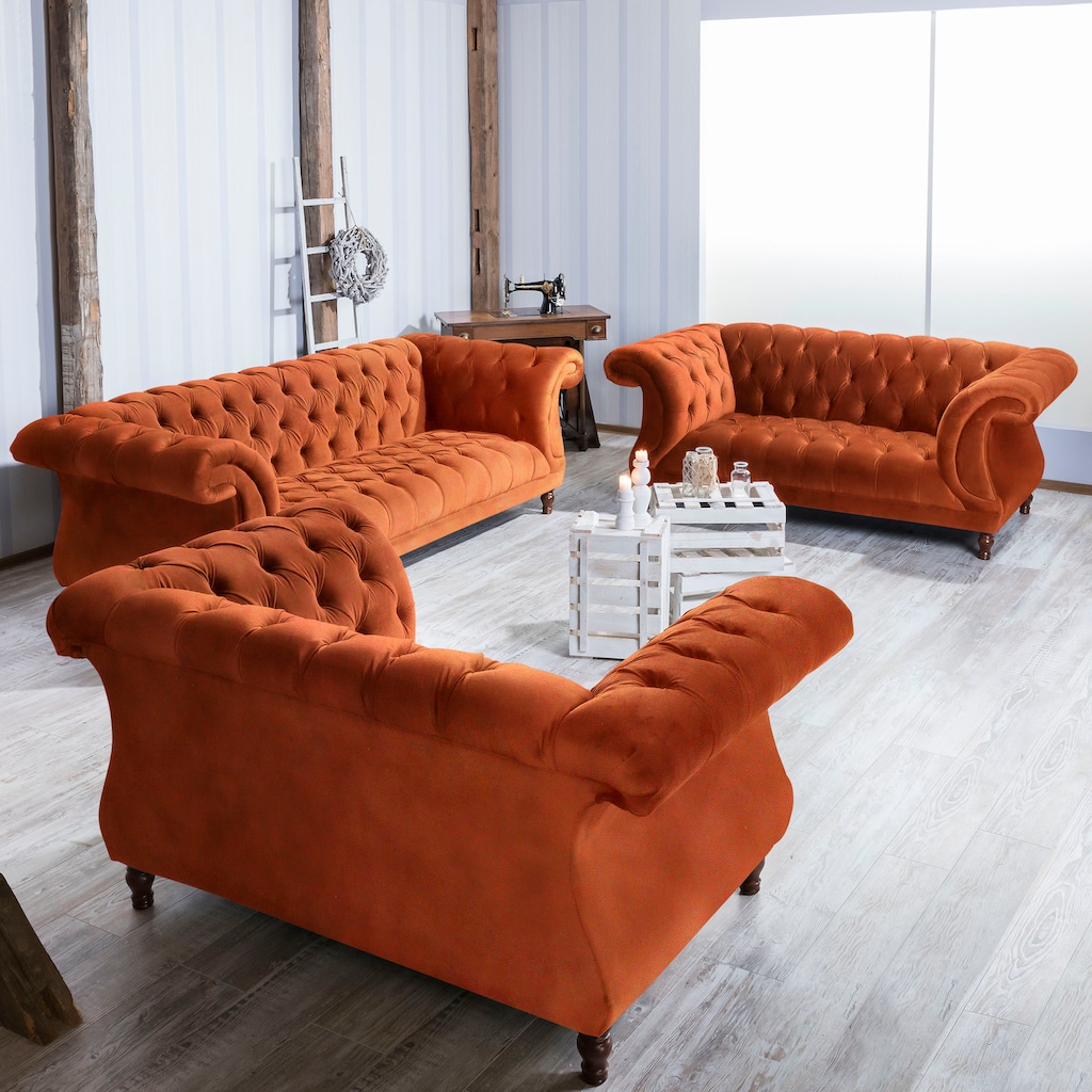 Max Winzer® Chesterfield-Sofa »Isabelle«