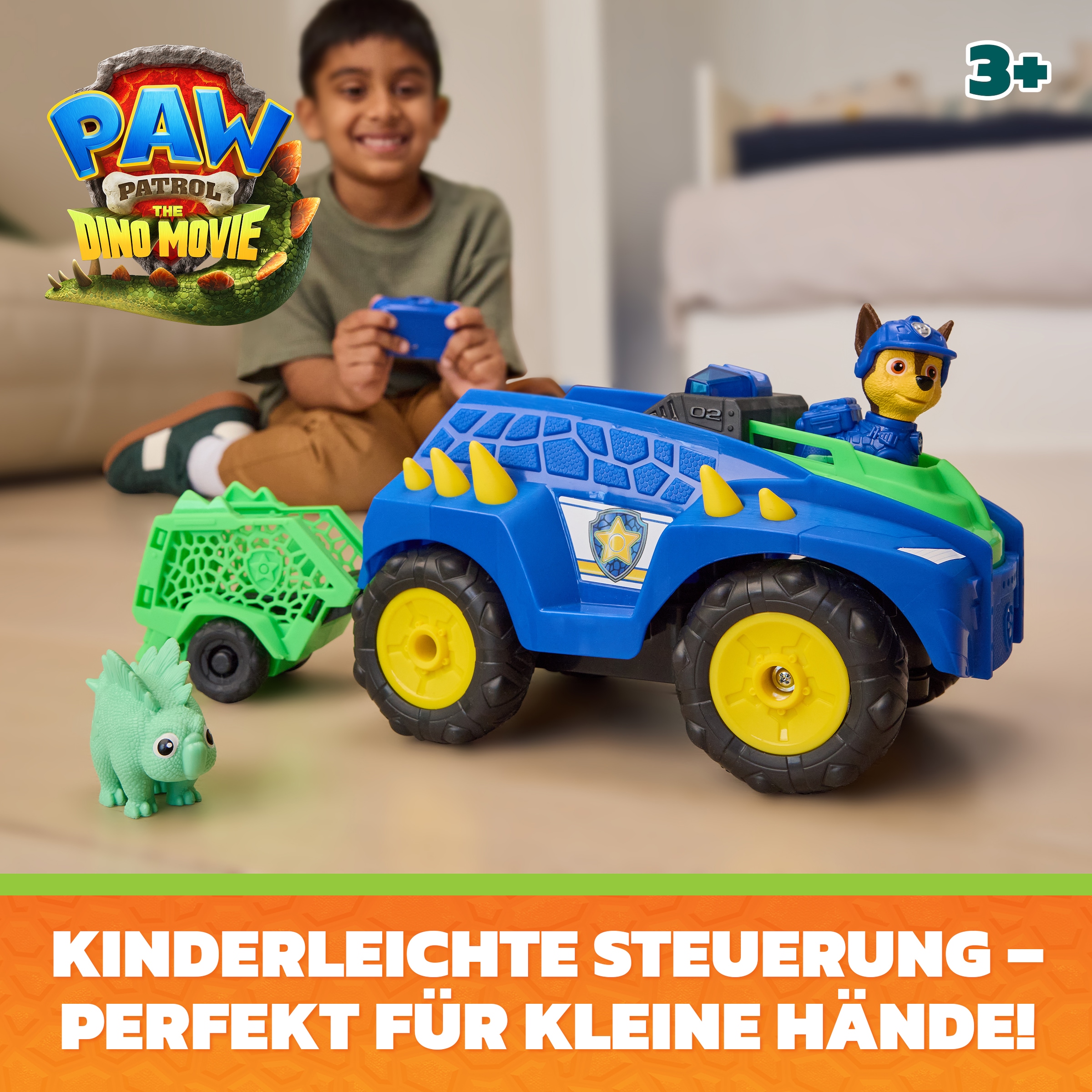Spin Master RC-Auto »PAW Patrol: Der Dino Film, Chase ferngesteuertes Dino Rettungsfahrzeug«