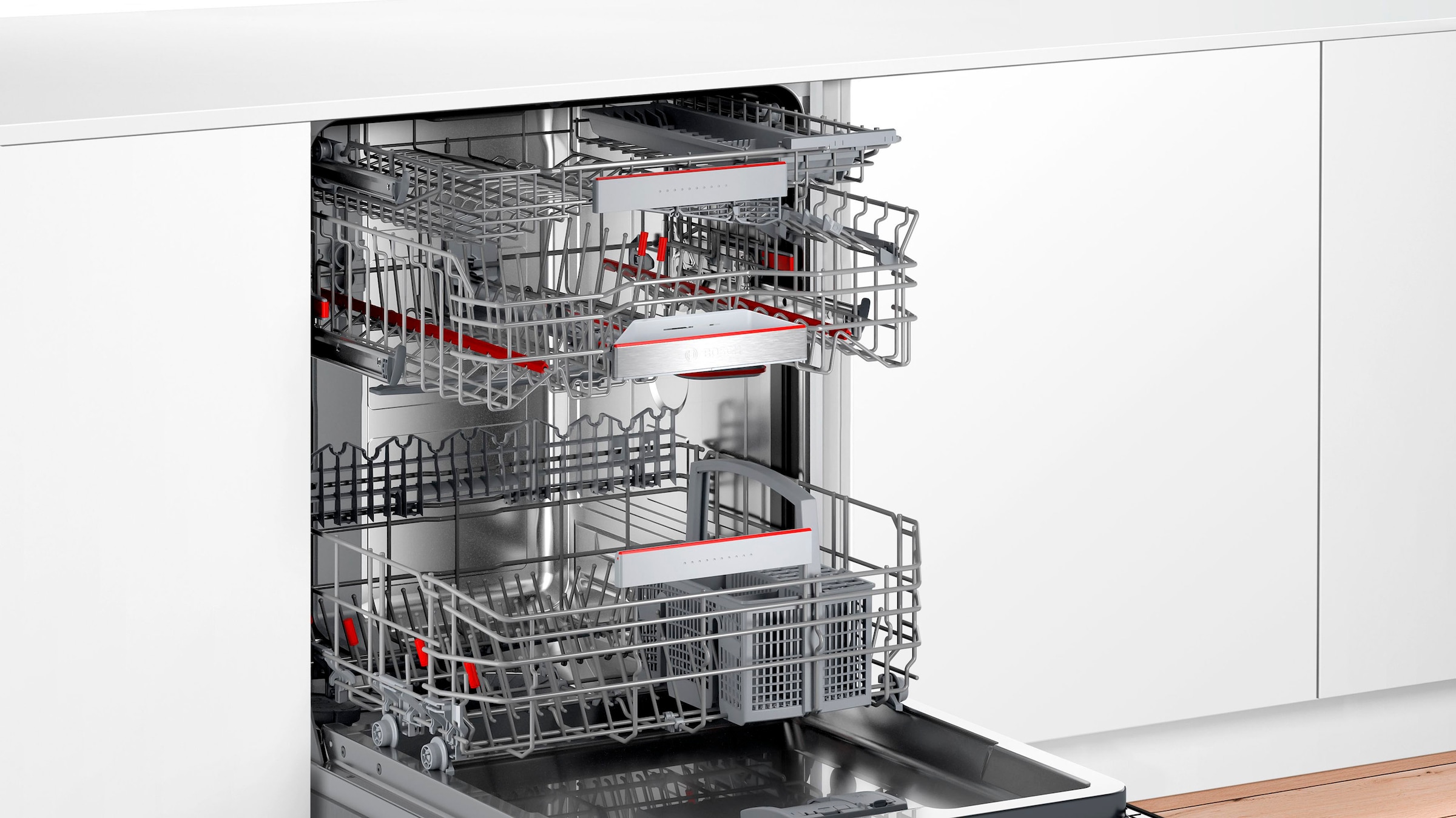 BOSCH teilintegrierbarer Geschirrspüler »SMI4HDS52E«, SMI4HDS52E, 13 Maßgedecke