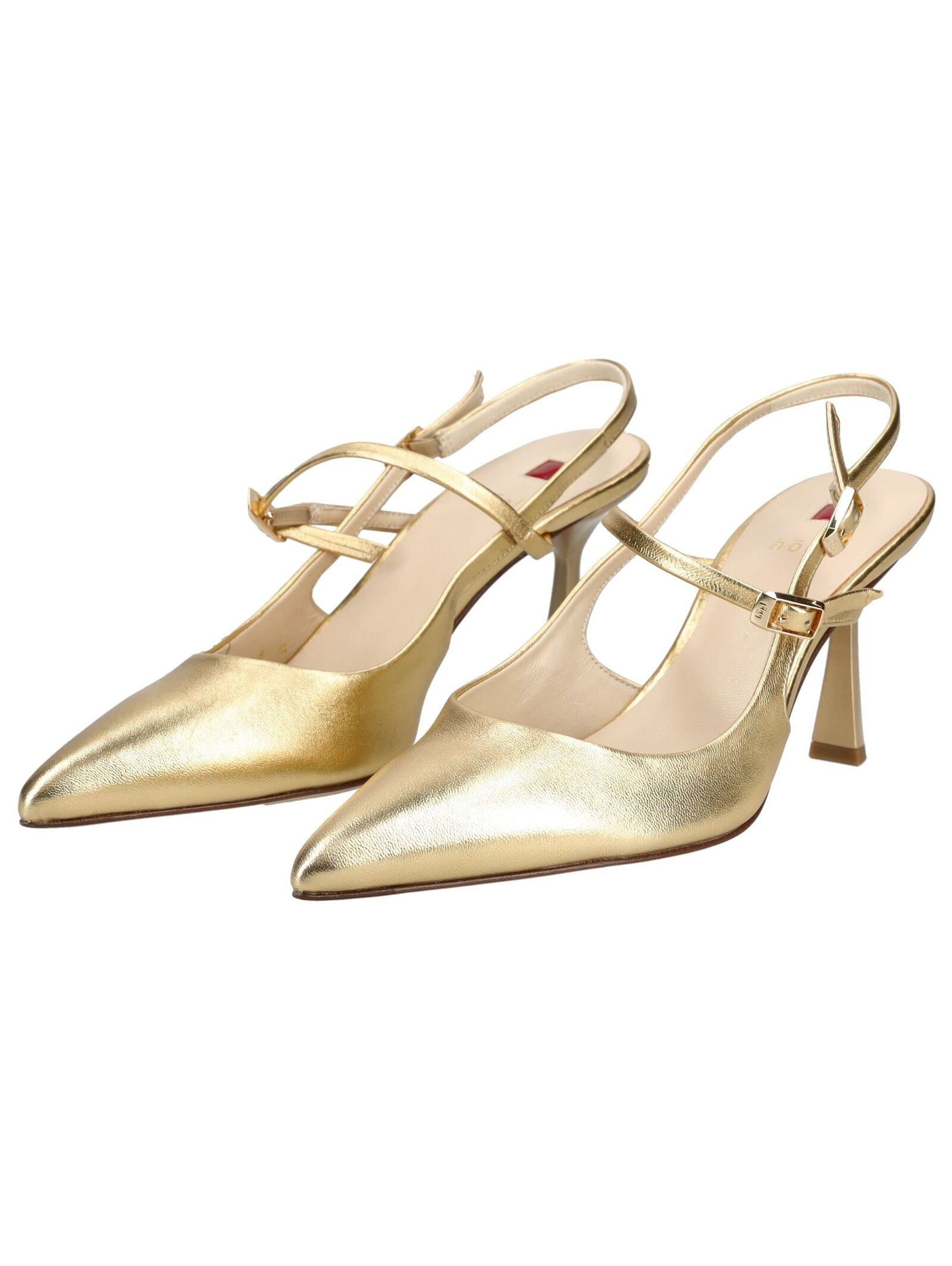 Högl Slingpumps Leather Gold 38 3