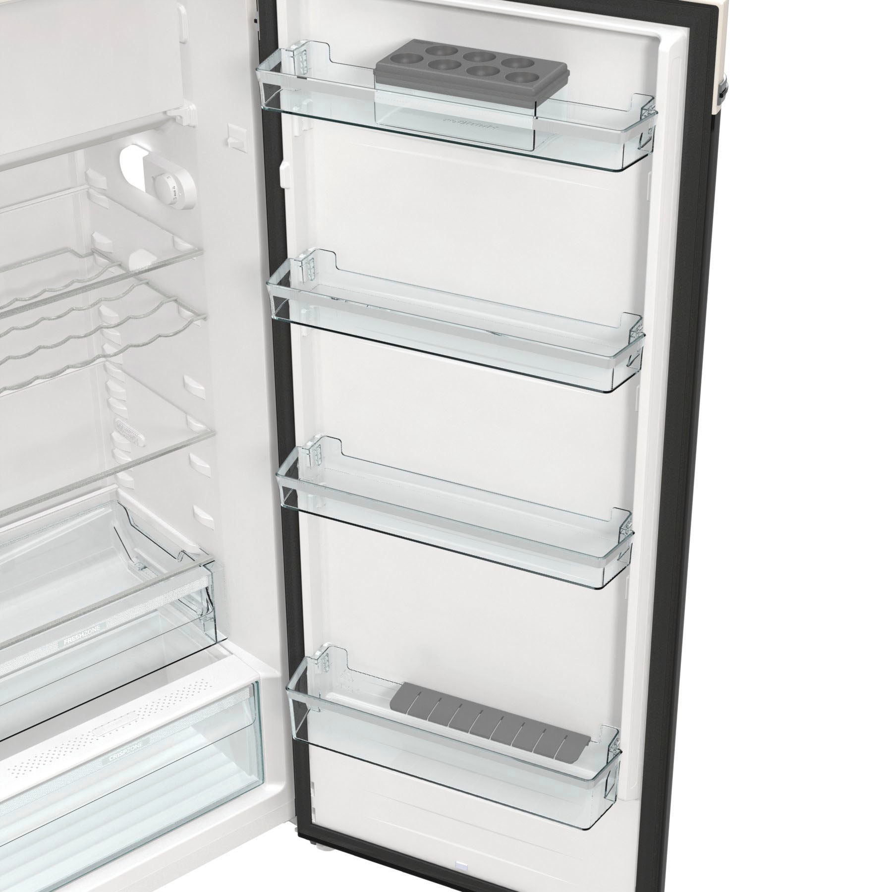 GORENJE Kühlschrank, OBRB615DBK, 152,5 cm hoch, 59,5 cm breit