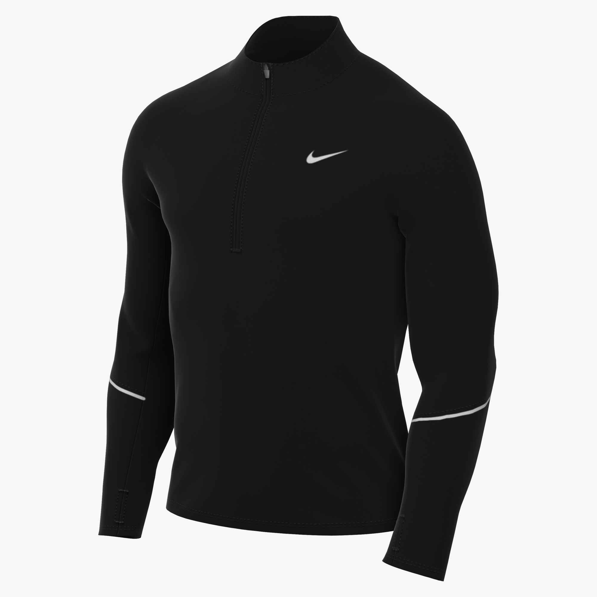 Nike Laufshirt »M NK DF UV MILER TOP HZ« mit Stehkragen, aus elastischer Kunstfaser, schnell trocknend
