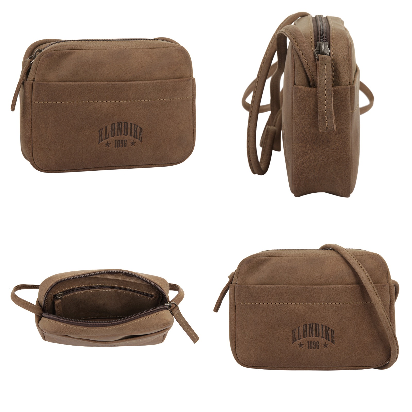 Klondike 1896 Umhängetasche, echt Leder günstig online kaufen