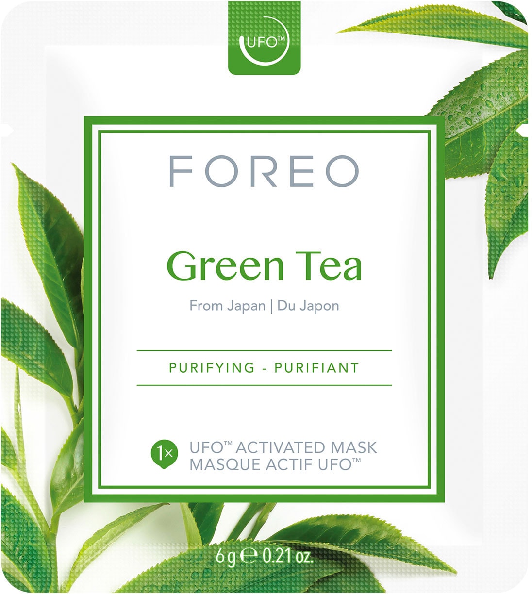 FOREO Tuchmaske »Green Tea«, 6 | kompatibel x mini 6 & mit g, kaufen online UFO BAUR UFO