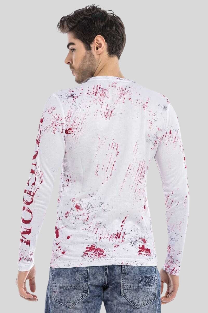 Cipo & Baxx T-Shirt »Sweatshirts«, mit Allover-Print