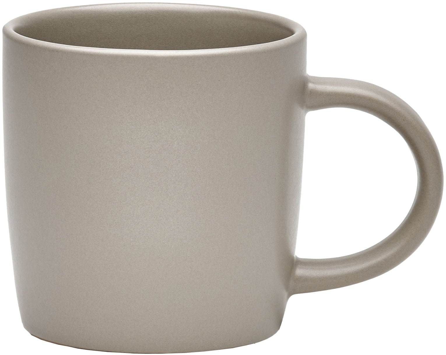 van Well Becher »Kaffeebecher 380 ml Grigio, 4 Stück« spülmaschinen- und mikrowellengeeignet