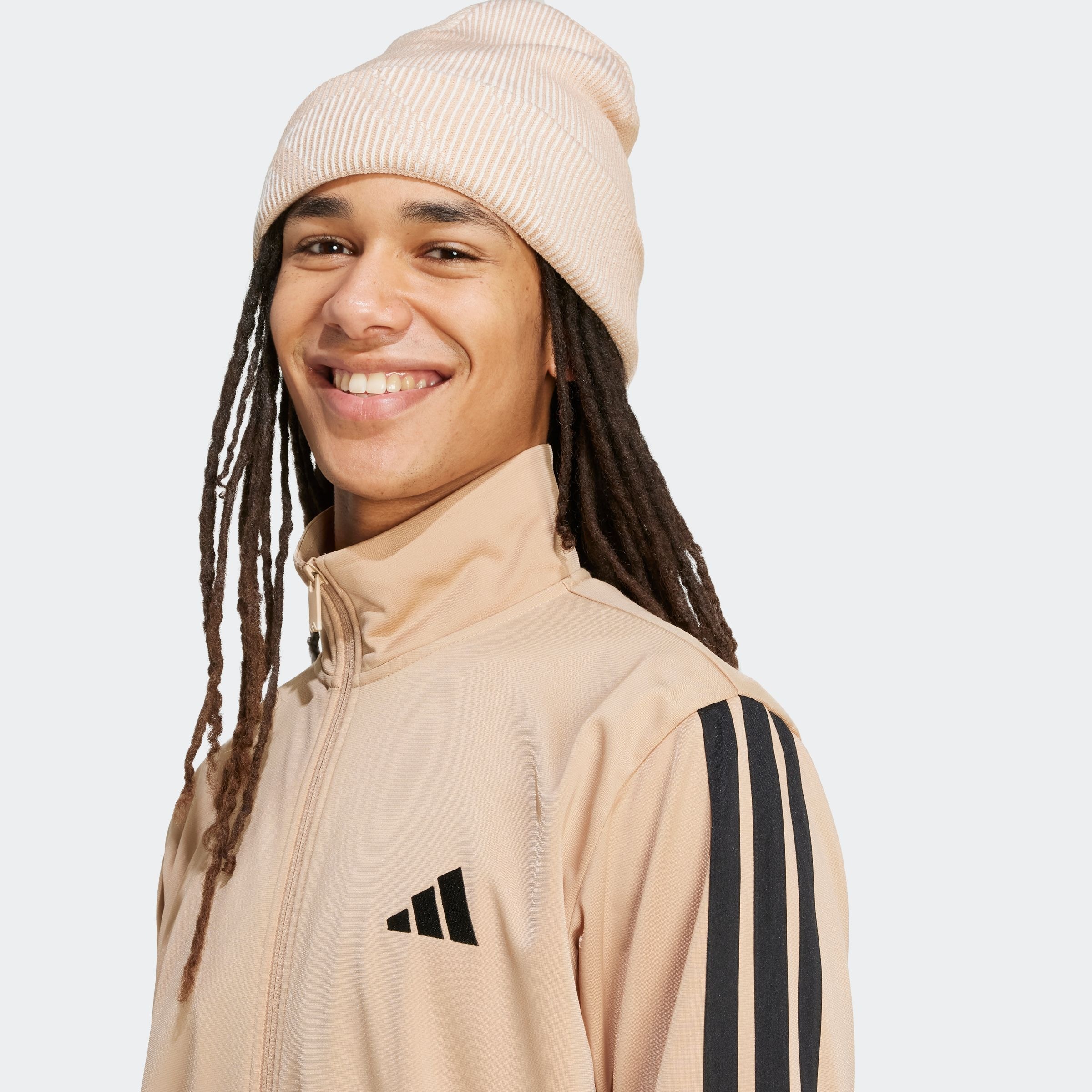 adidas Sportswear Trainingsanzug »M 3S TR TT TS«, (2 tlg.), Basic 3-Streifen Trikot