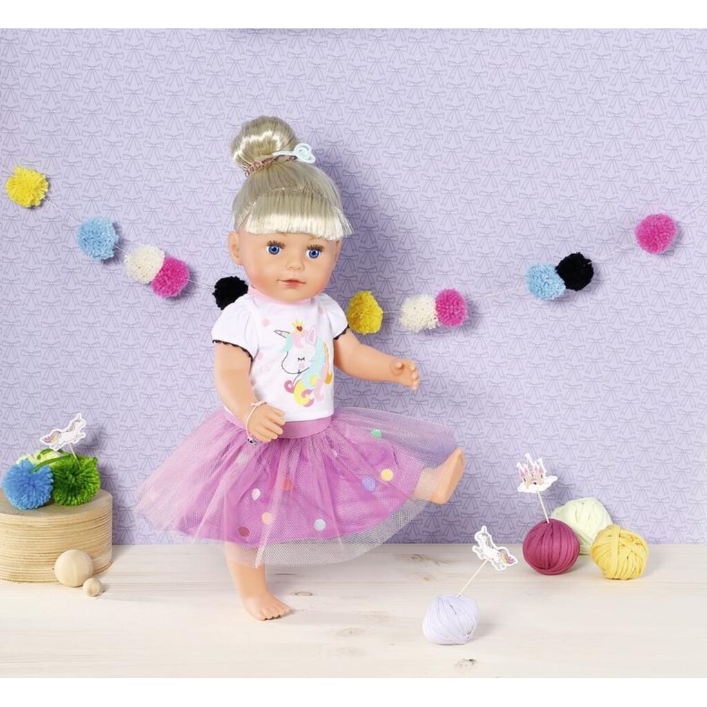 Zapf Creation® Puppenkleidung »Dolly Moda, Shirt mit Tutu 39-46 cm«