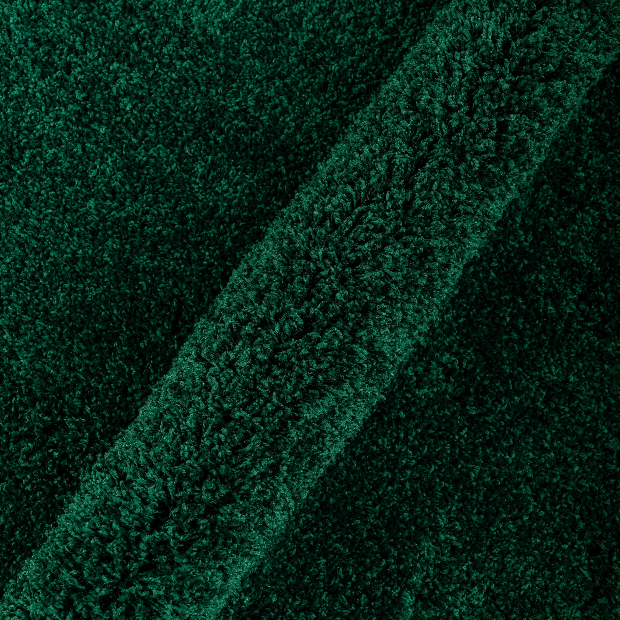 my home Teppich »Shaggy 30«, rund, 30 mm Höhe, Teppich in Uni-Farben, besonders weich und kuschelig