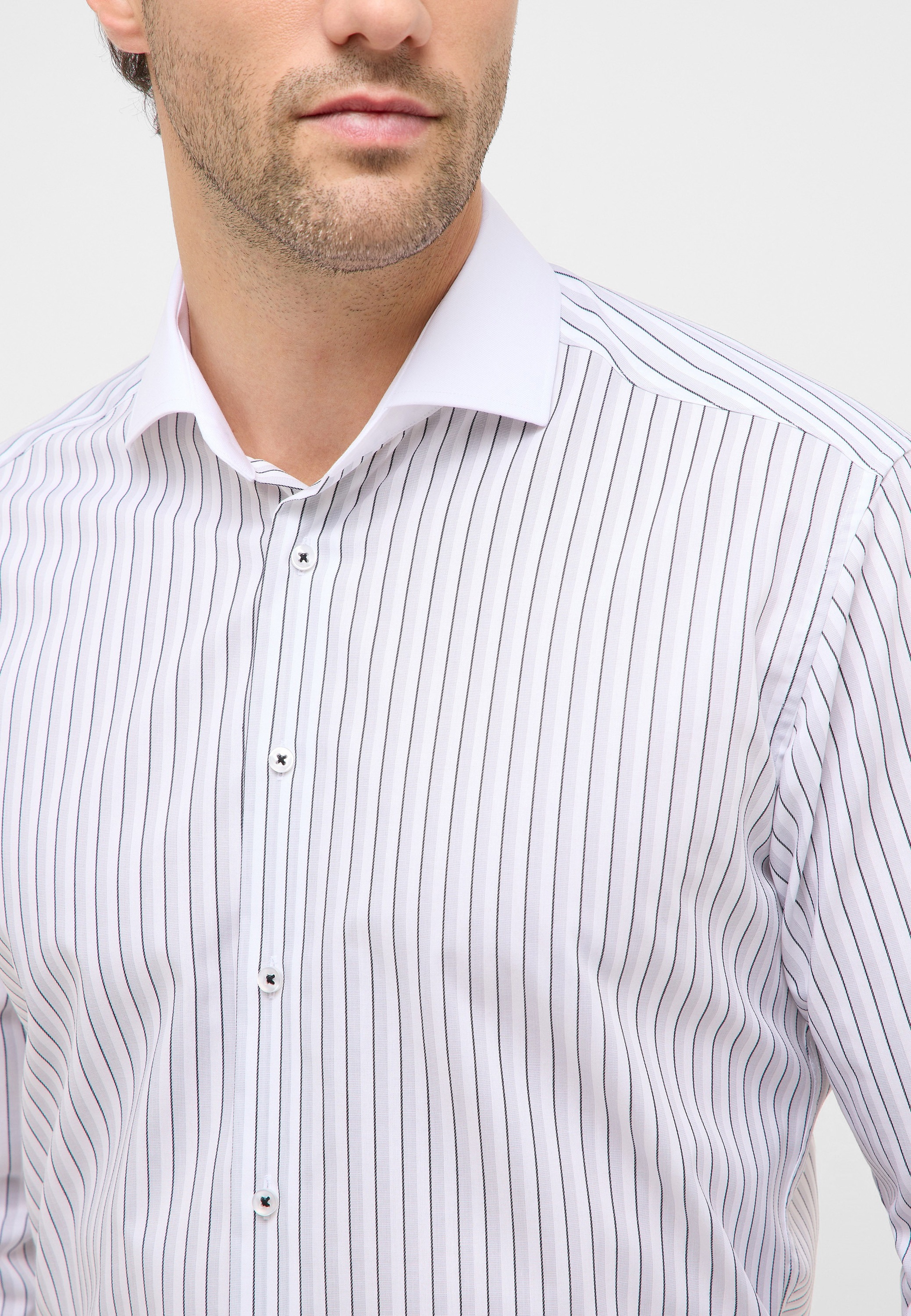 Thumbnail - Eterna Langarmhemd "MODERN FIT" NON IRON (bügelfrei)