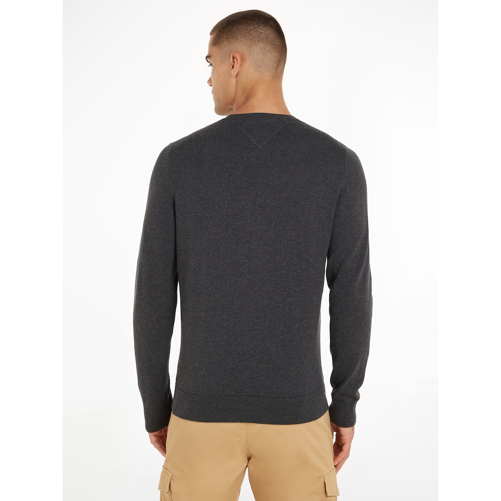 Tommy Hilfiger Rundhalspullover »DE COTTON CREW NECK«