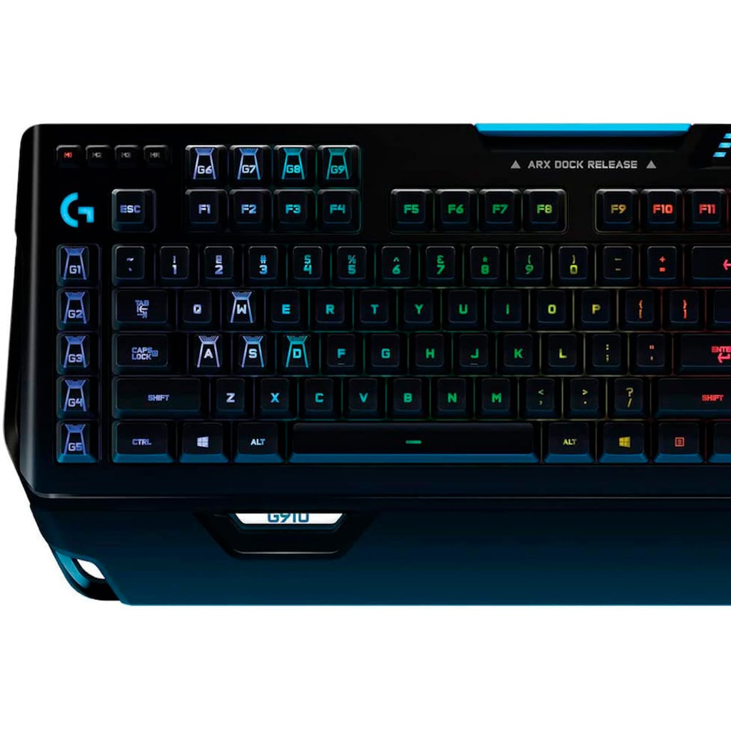 Logitech G Gaming-Tastatur »G910 RGB MECHANISCHE GAMING-TASTATUR«