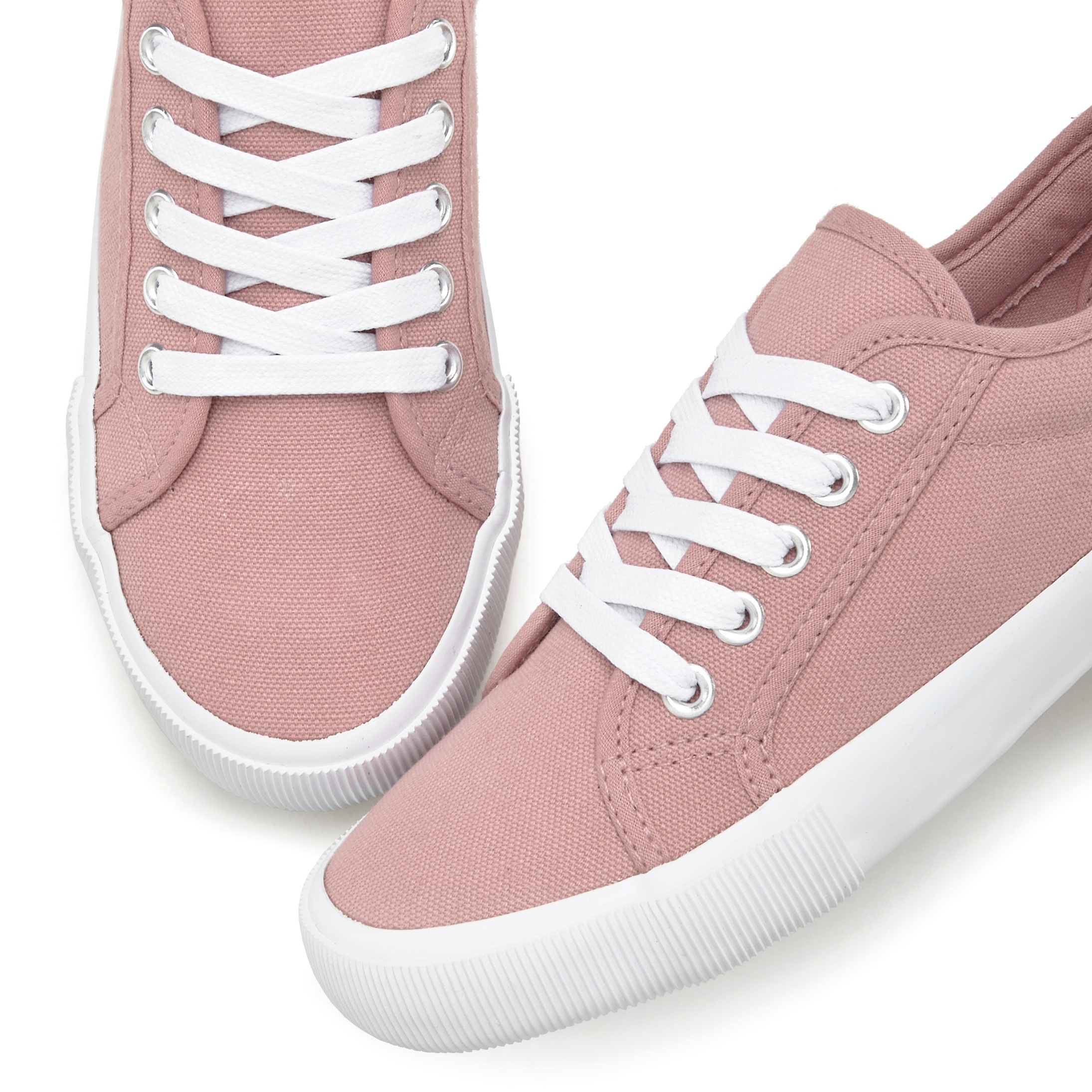 LASCANA Women's Canvas Sneaker Rose 44 3