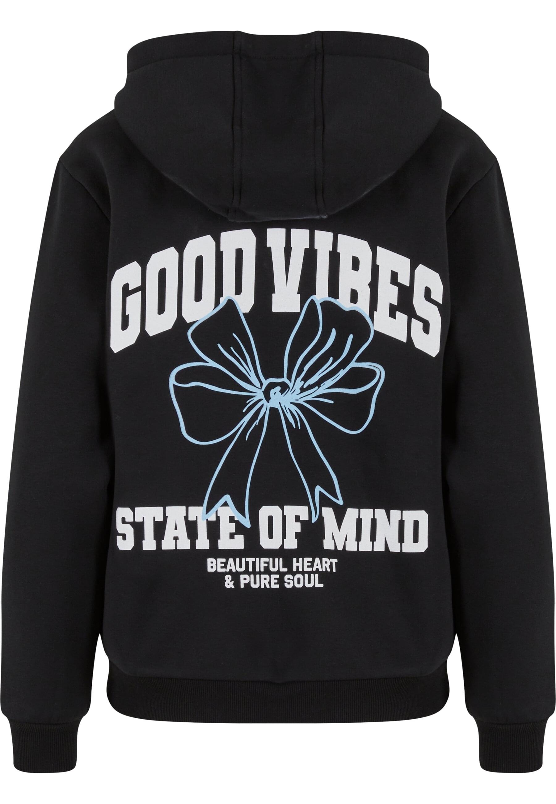 Miss Tee Kapuzenpullover "Miss Tee Good Vibes Bow Ladies Fluffy Hoody" 1 St günstig online kaufen