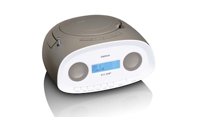 Radio »Lenco SCD-69TP DAB Radio Boombox CD Player, Taupe«