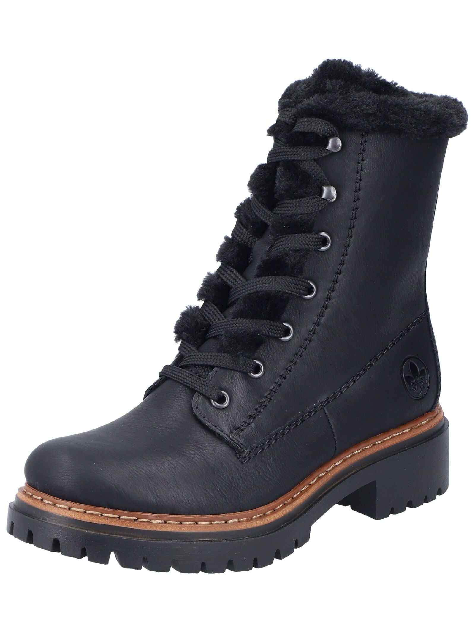 Rieker Schnürstiefelette "Rieker Stiefelette Lederimitat" günstig online kaufen
