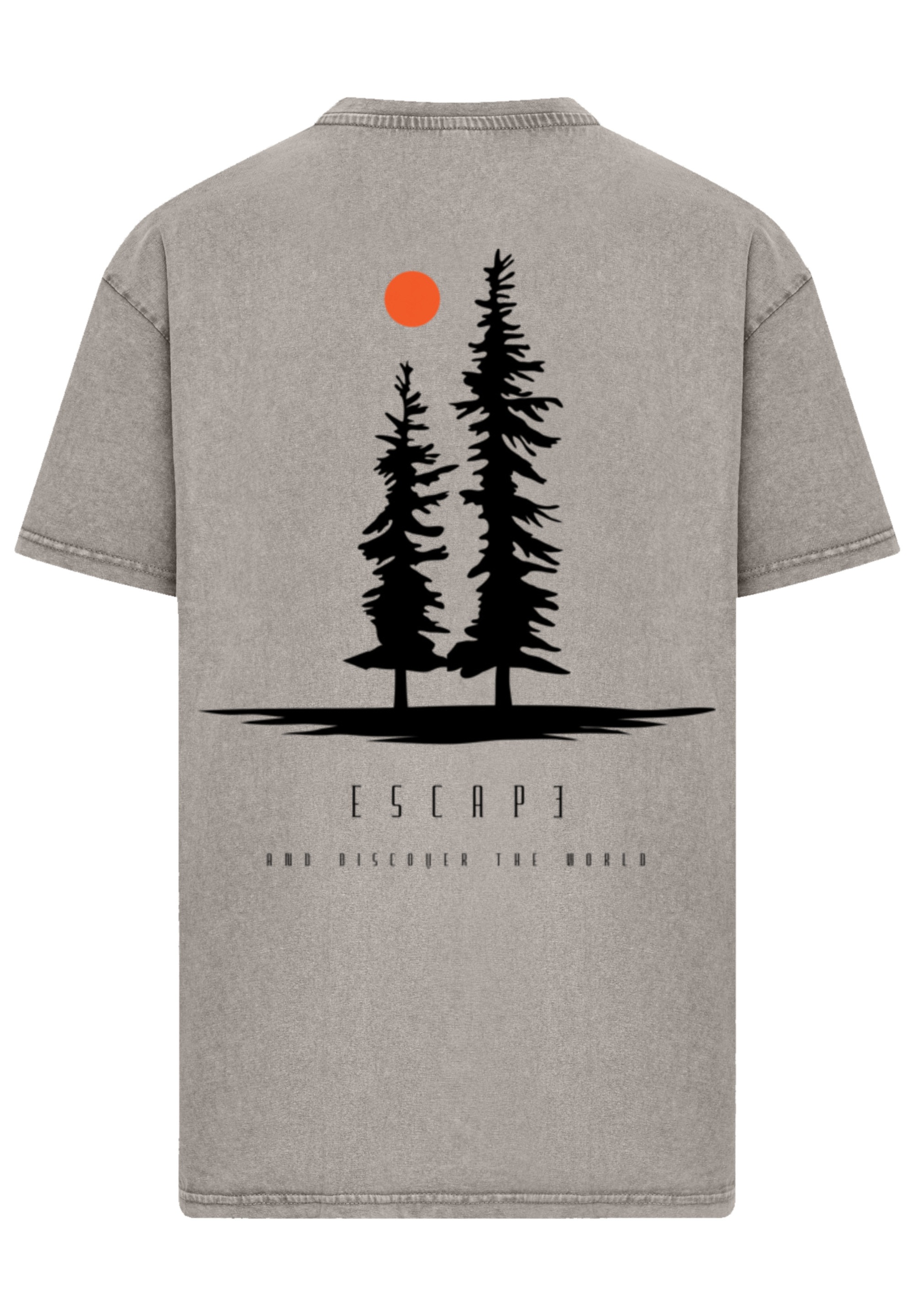 F4NT4STIC T-Shirt »Oversize Escape Discover the World Pinetree«, Discover the World