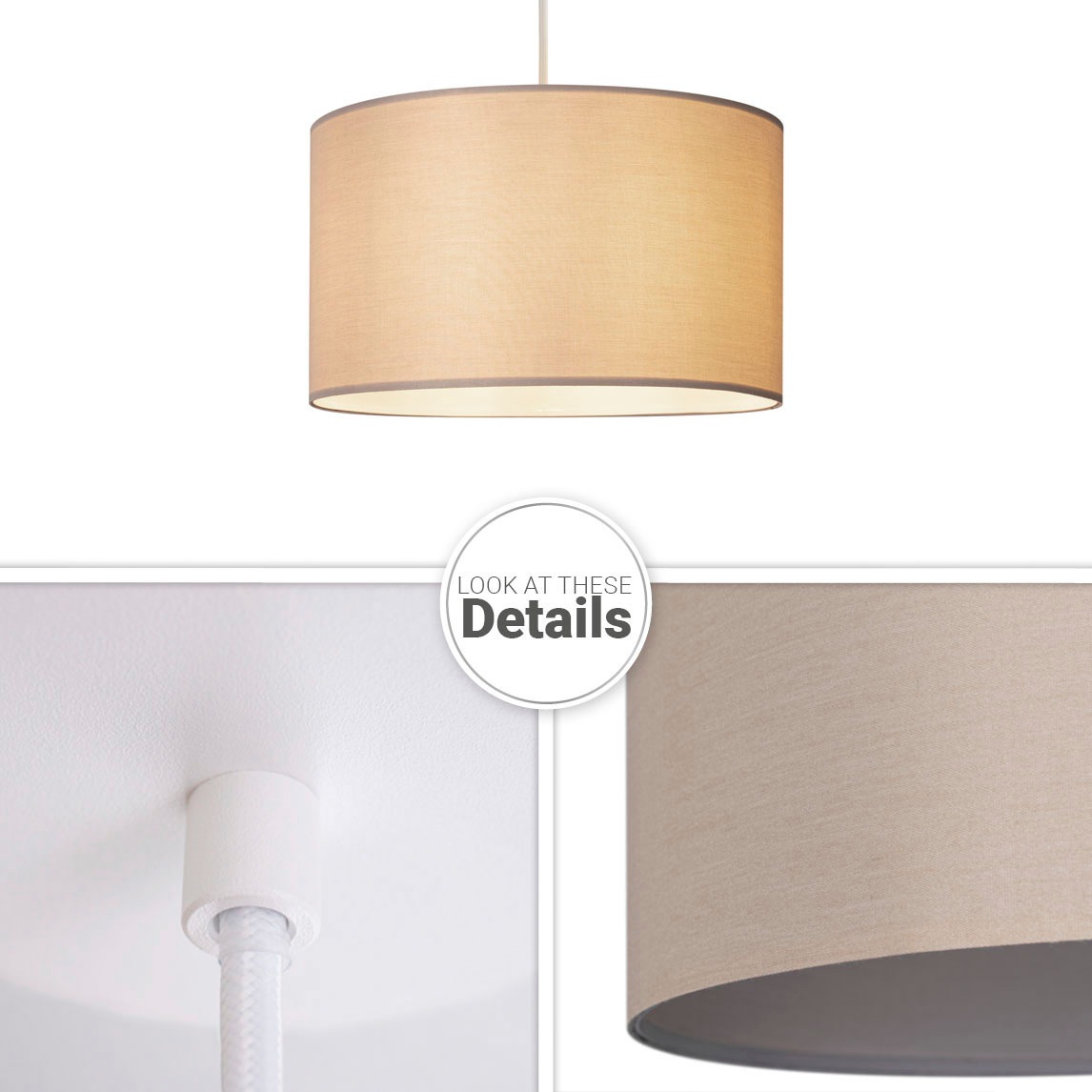 Paco Home Pendelleuchte »HUGO UNI COLOR« E27 Deckenlampe LED  Wohnzimmer Und Schlafzimmer, Unifarben, Deko E27