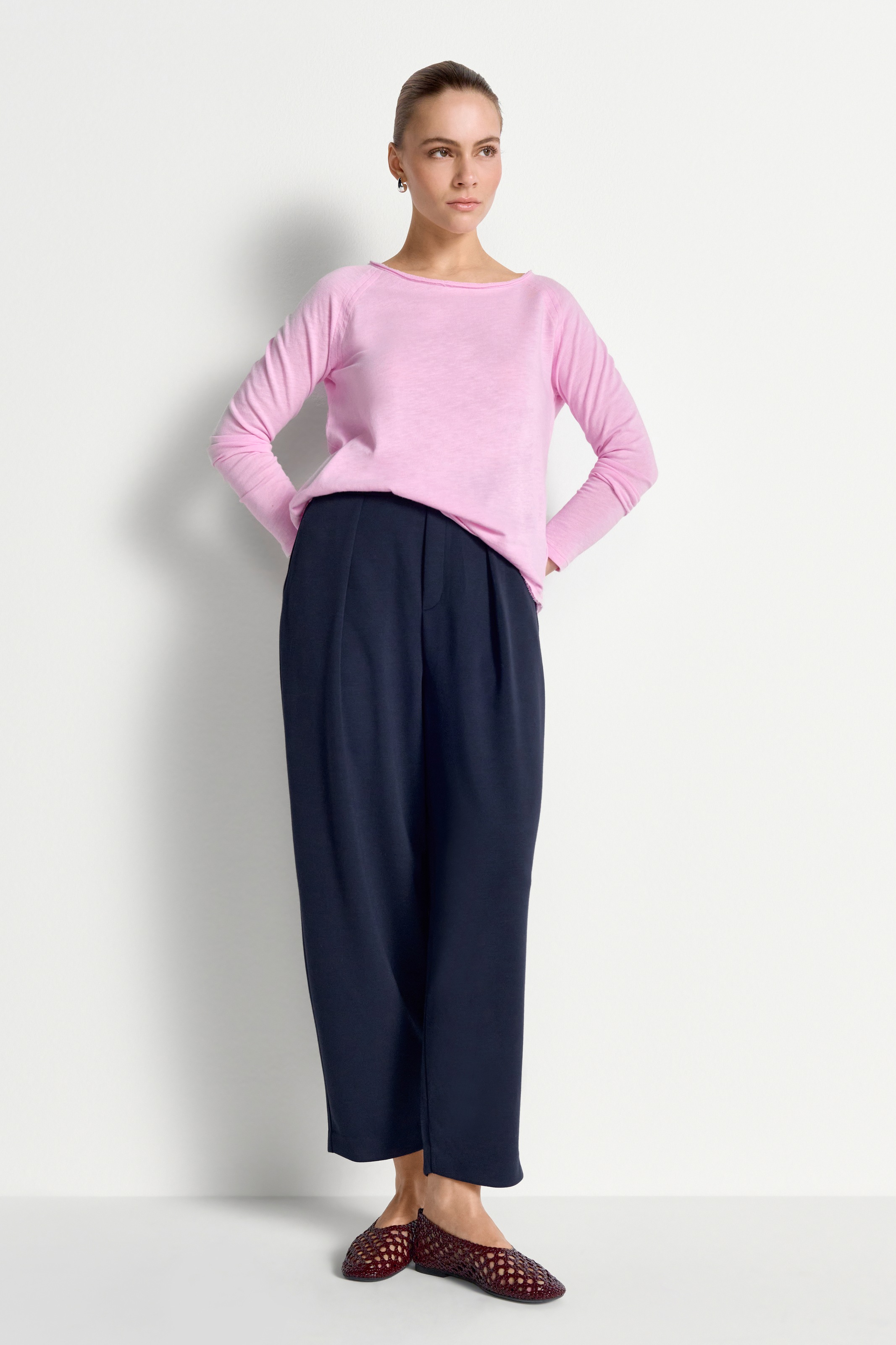 RICHROYAL "2409 O HJ LS" mit offener Ausschnittkante und Saum günstig online kaufen