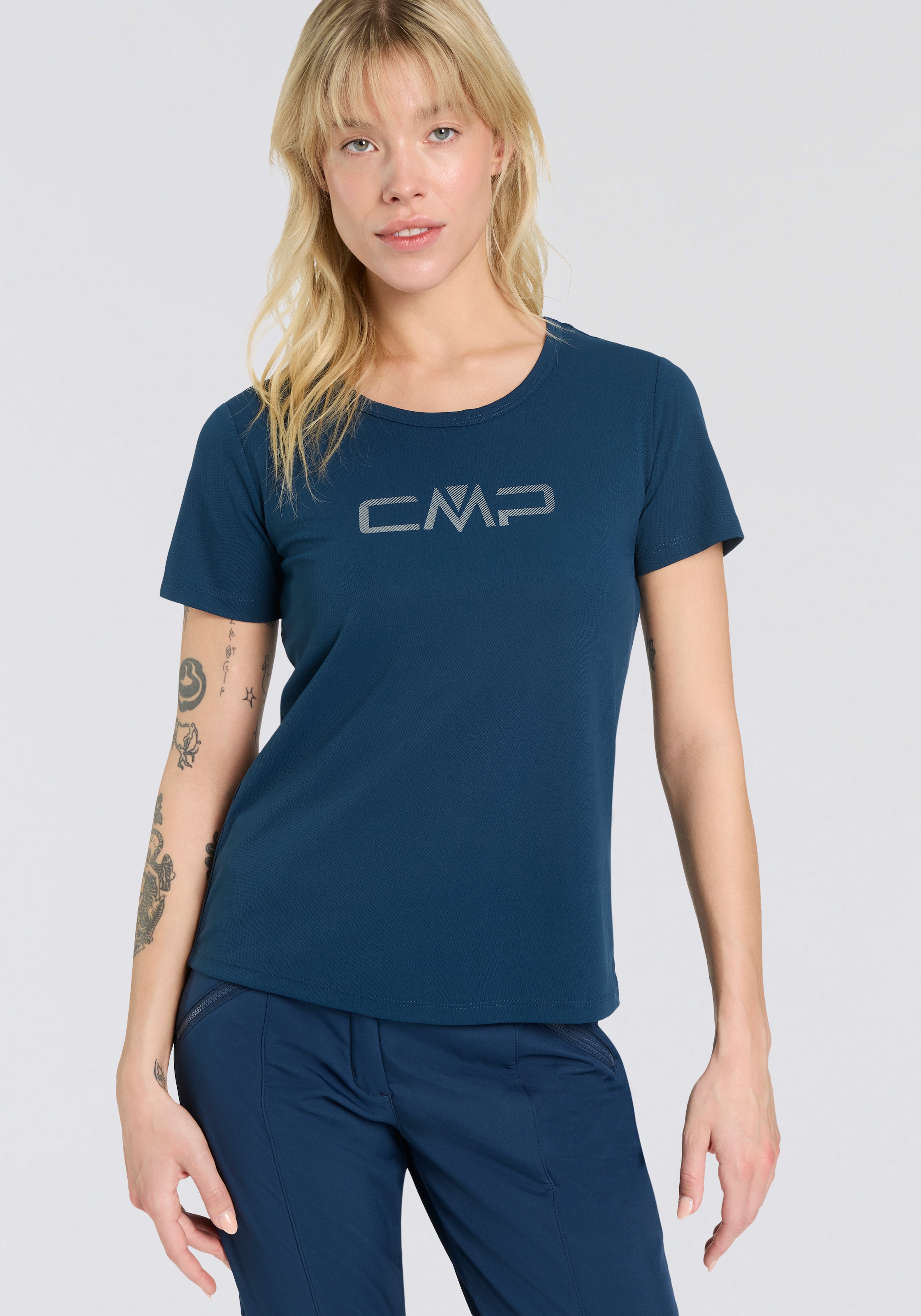 CMP Funktionsshirt "WOMAN CO T-SHIRT" Kurzarm, Rundhalsausschnitt, für Wand günstig online kaufen