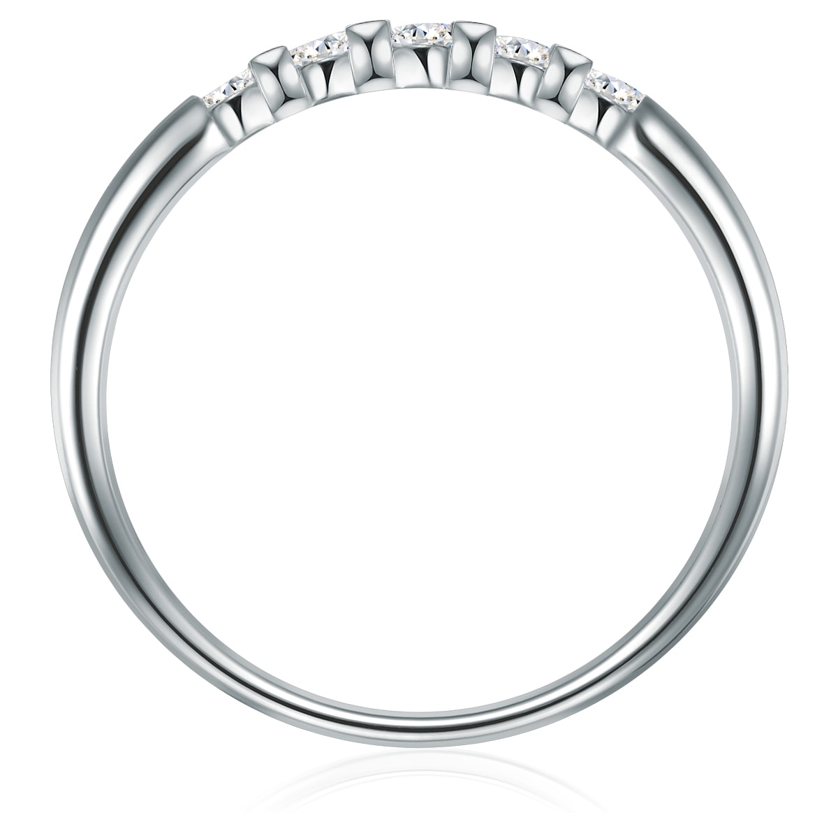 Trilani Memoirering »TR225« mit Zirkonia im Brillant-Look