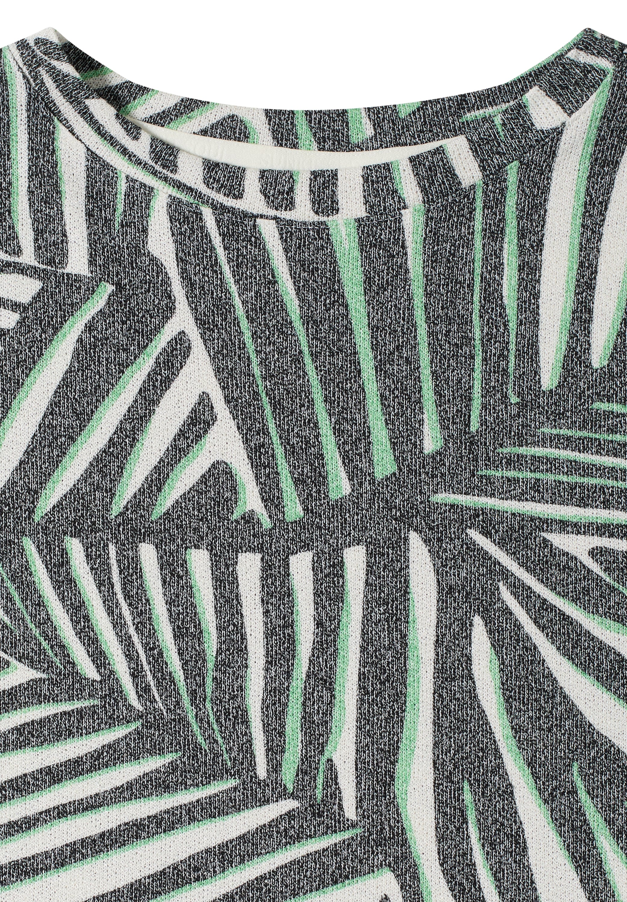 Cecil Print-Shirt aus softem Materialmix