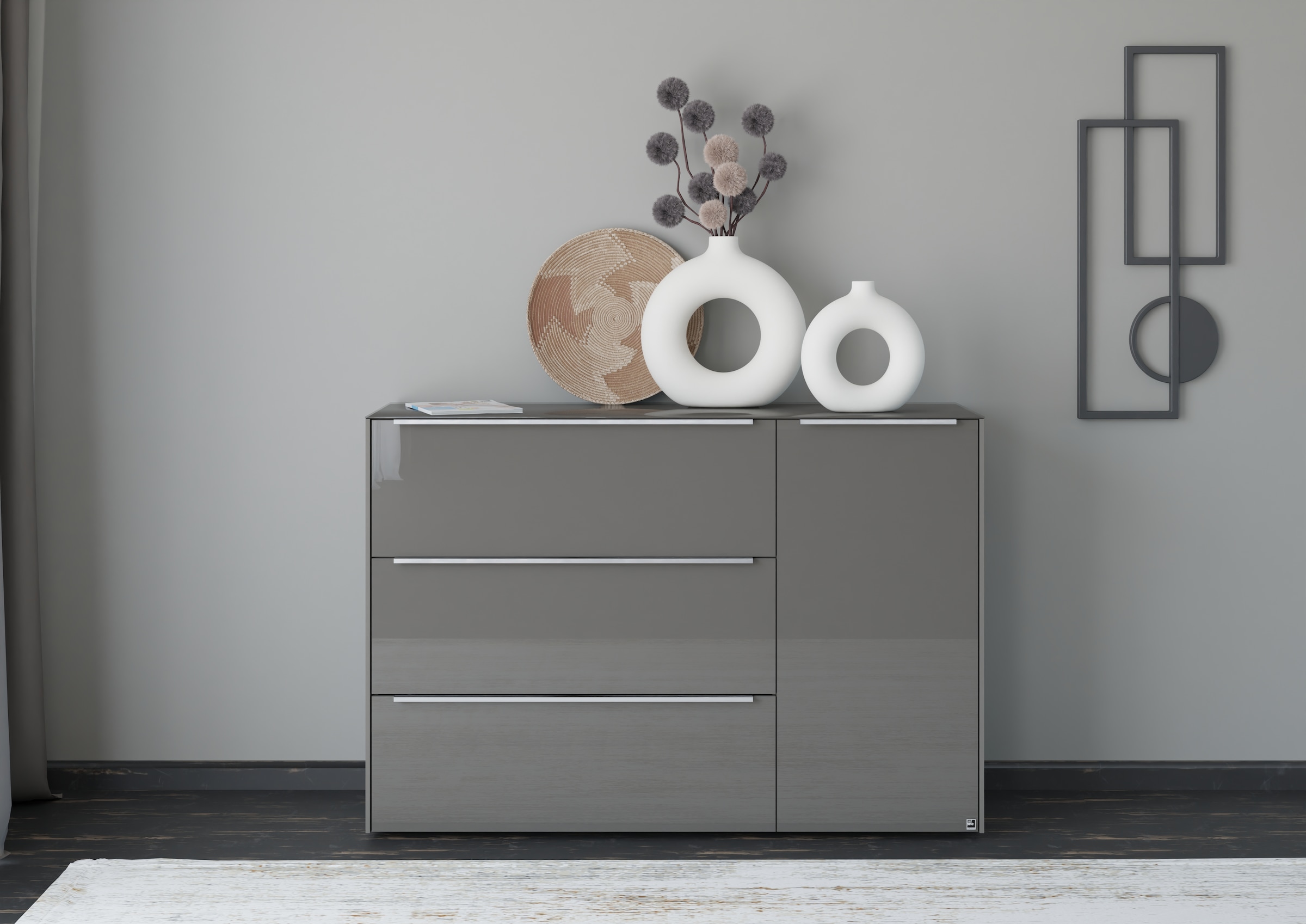 set one by Musterring Sideboard "Reno" 1 Stk. tlg. Mit Gleitern und in verschiedenen Farben erhältlich
