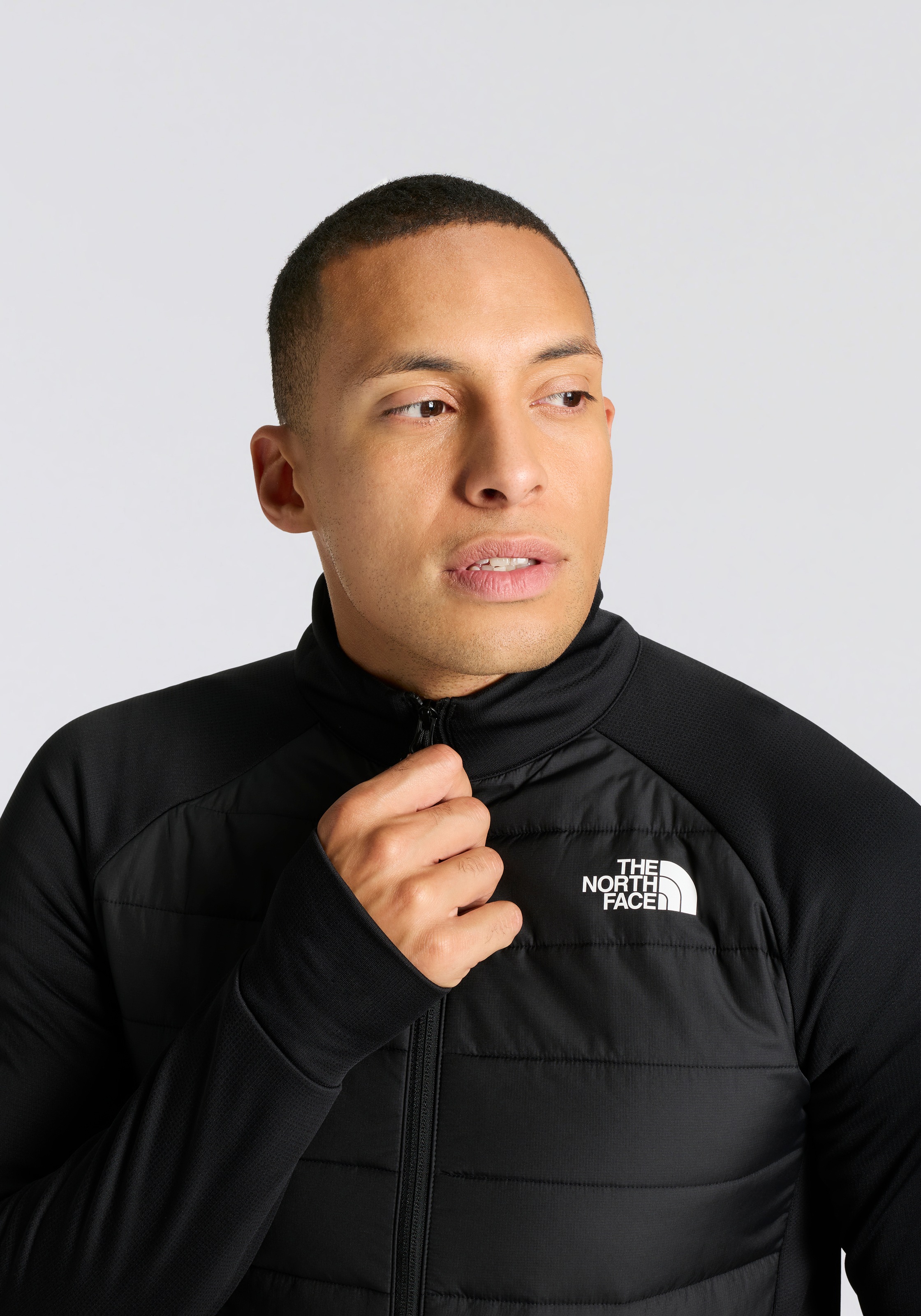 The North Face Fleecejacke »M REAXION 2.0 FLEECE HYBRID FULL ZIP JAC«, (1 St.)