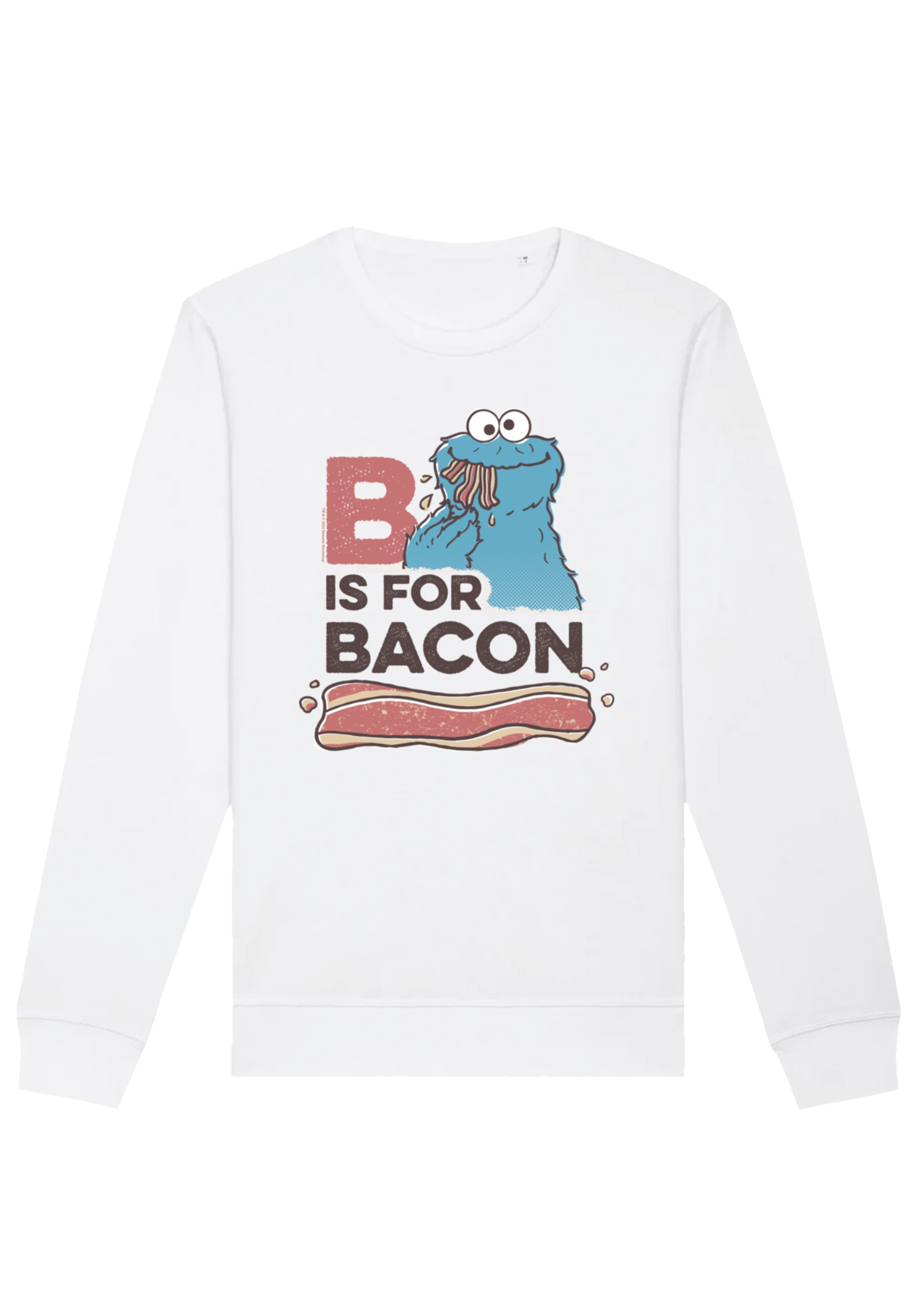 F4NT4STIC Sweatshirt "Sesamstraße Cookie Monster Bacon", Premium Qualität günstig online kaufen